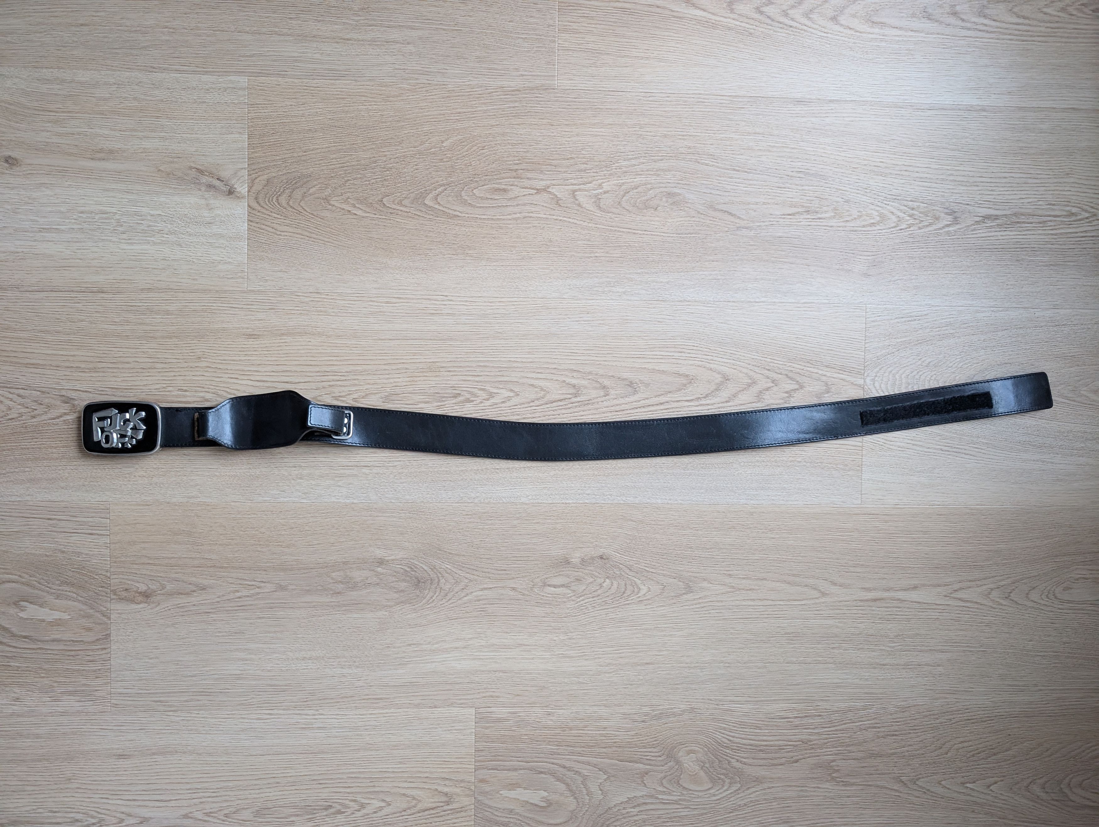 Dsquared2 Dsquared2 Vintage F$$K OFF Two Options Buckle Leather Belt Size ONE SIZE - 10 Thumbnail