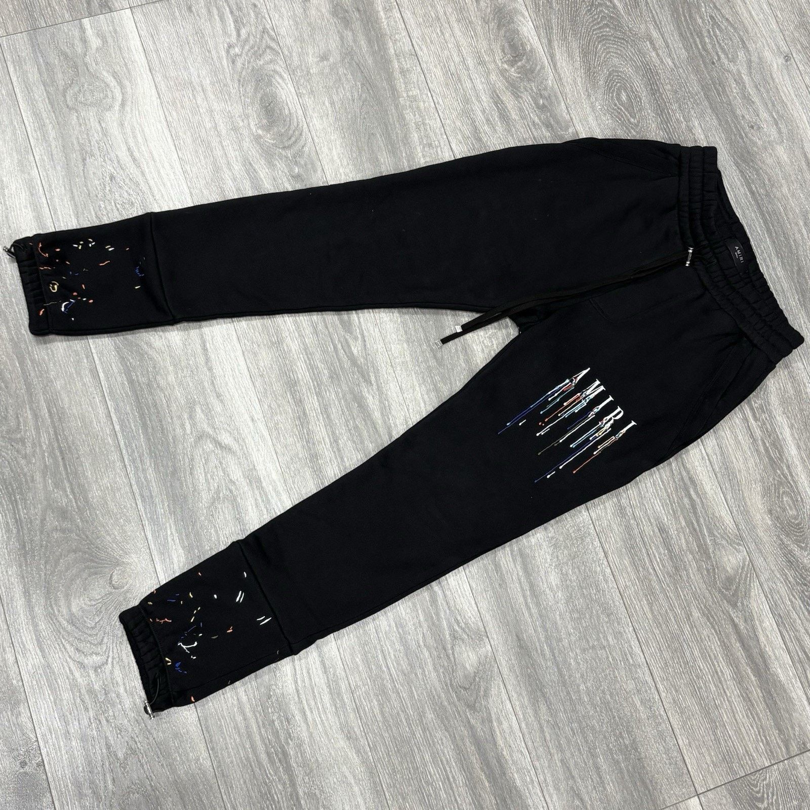 Amiri Amiri Core Logo Paint Drip Sweatpants | SUPER CLEAN! Size US 31 - 4 Thumbnail