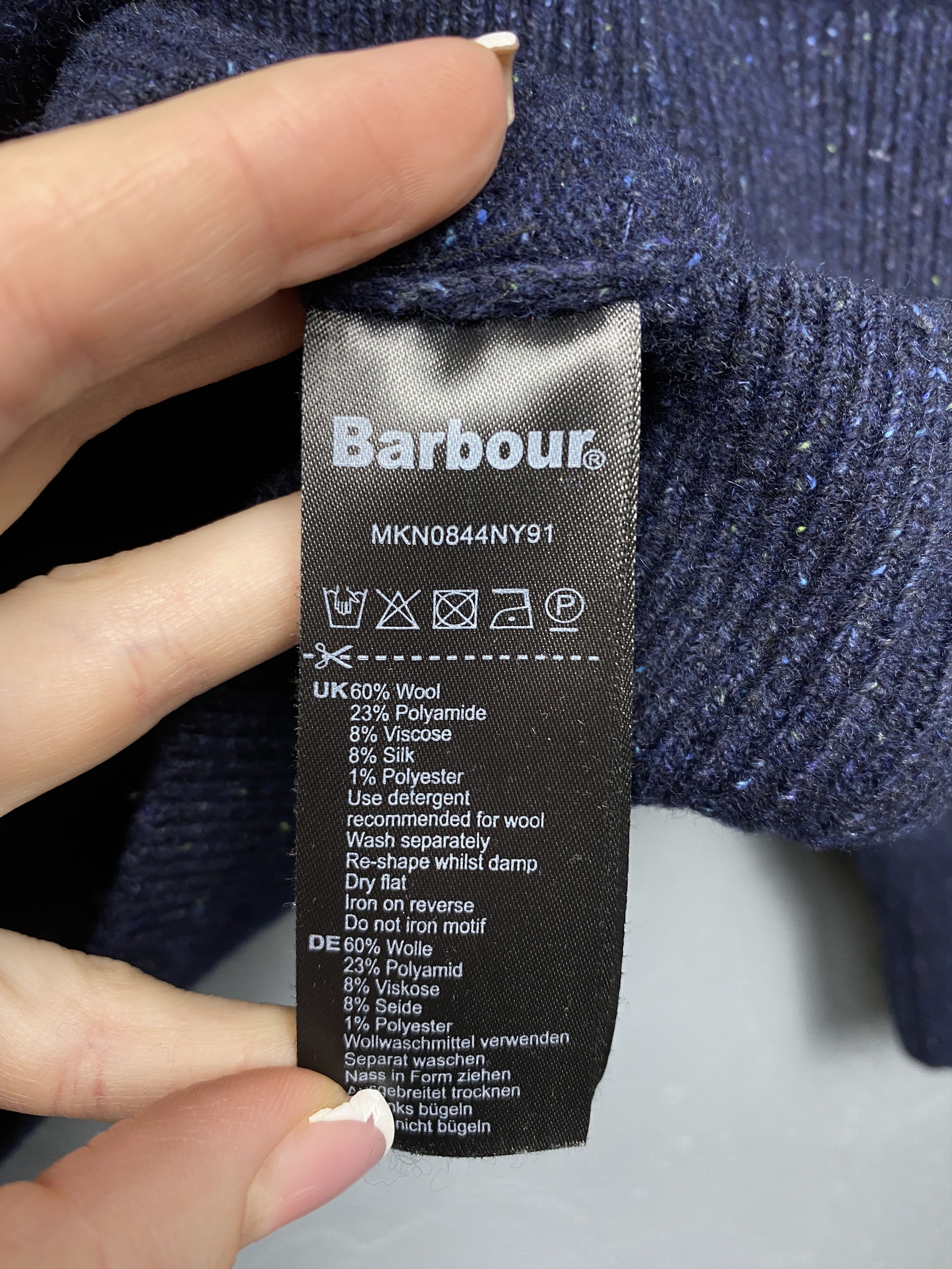 Barbour Barbour Vintage Mens Wool Knit Sweater Size US M / EU 48-50 / 2 - 5 Thumbnail