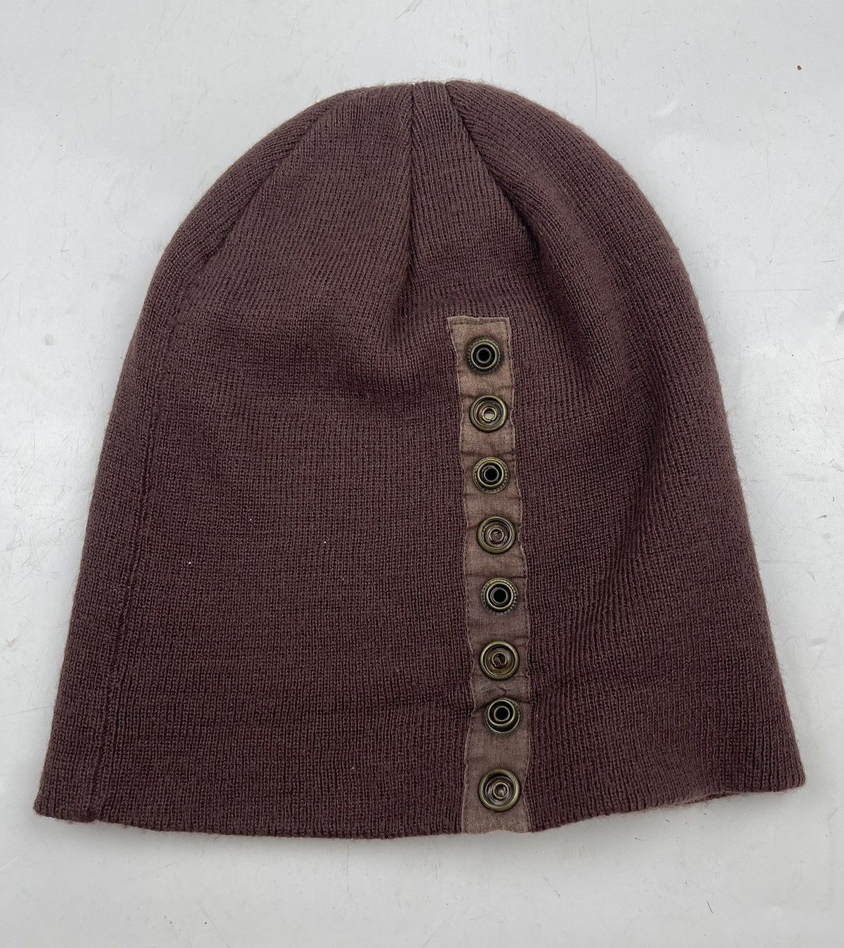 Japanese Brand punk style big cross logo beanie hat snow cap tc26 Size ONE SIZE - 4 Thumbnail