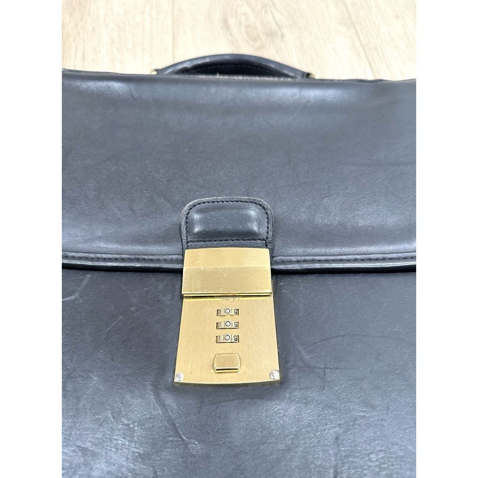 Coach VINTAGE Coach Briefcase 5353 Black Leather Men's 2Way Shoulder Bag Document Case Size ONE SIZE - 3 Thumbnail