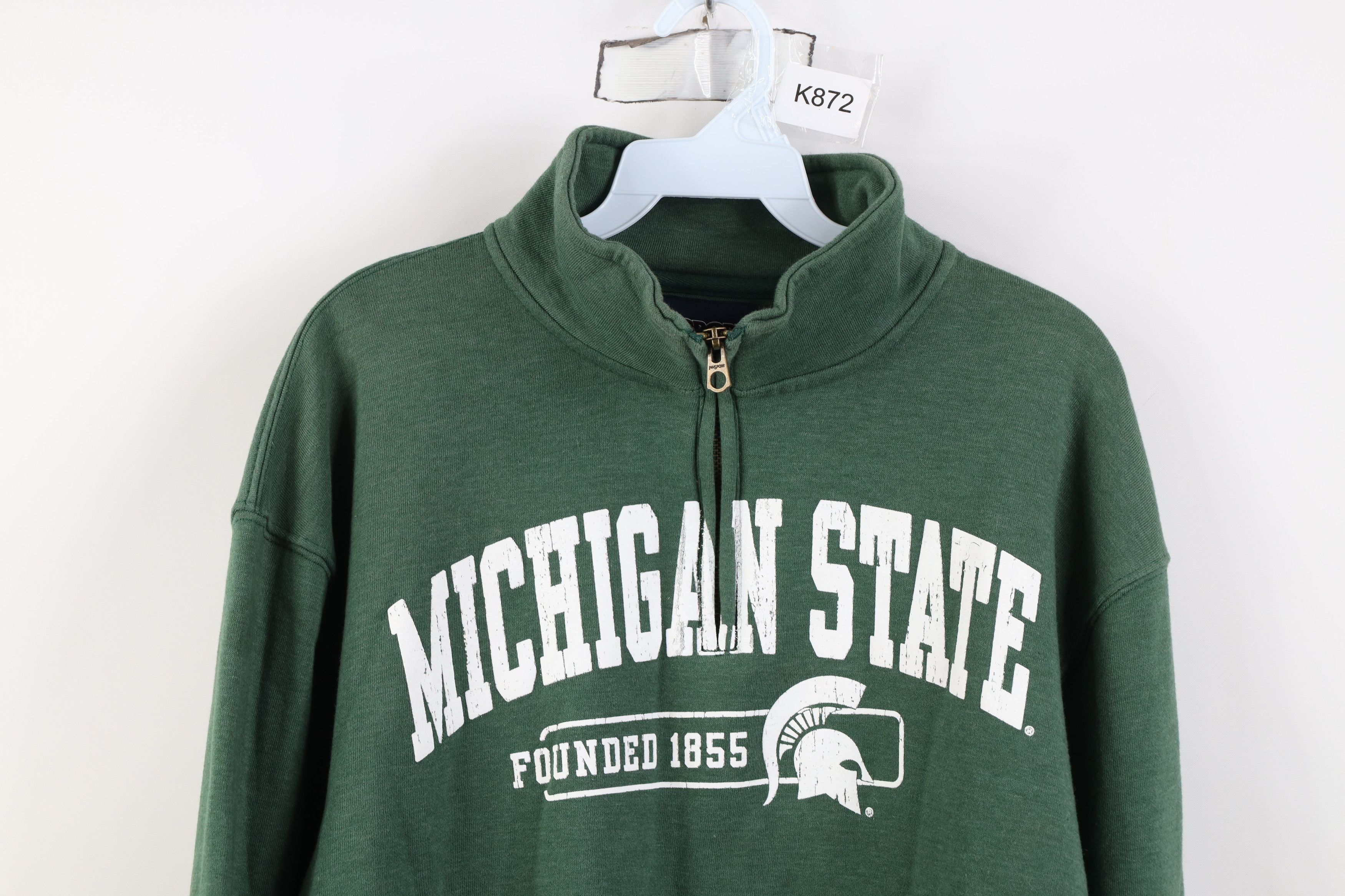 Vintage Vintage 90s Y2K University 1/4 Half Zip Pullover Sweatshirt Size US L / EU 52-54 / 3 - 2 Thumbnail