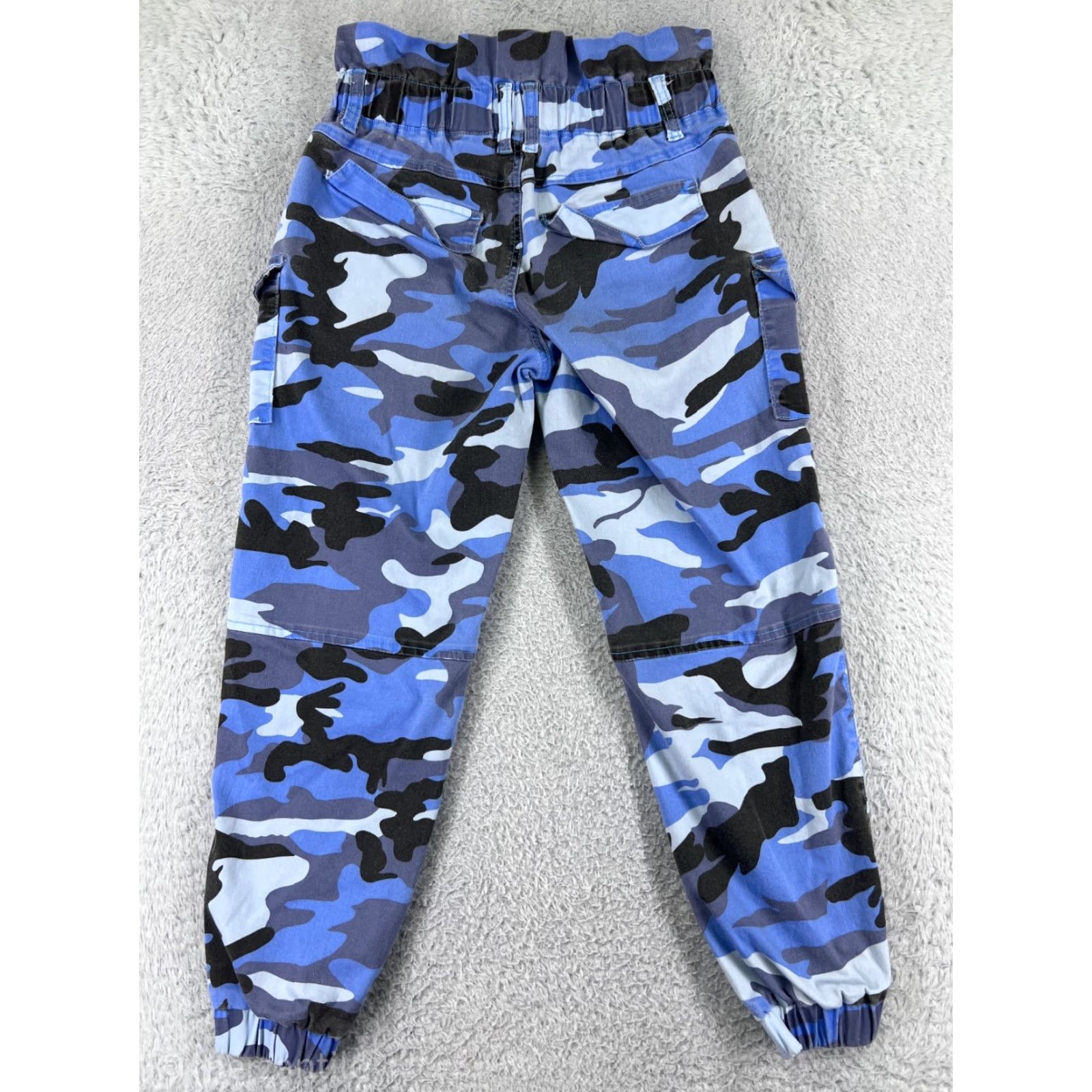 Vintage VIP Jeans Jeans Womens 5 Blue Denim Jogger Camouflage 5-Pocket Design High Rise Cotton Blend Ramie Blend Cargo Size 27" / US 4 / IT 40 - 2 Thumbnail