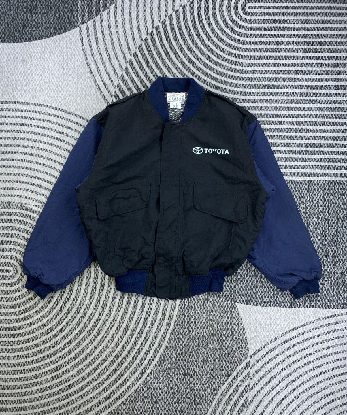 Japanese Brand Vintage Toyota Tecno Three Monkey Zipper Jacket Size US XL / EU 56 / 4 - 2 Thumbnail
