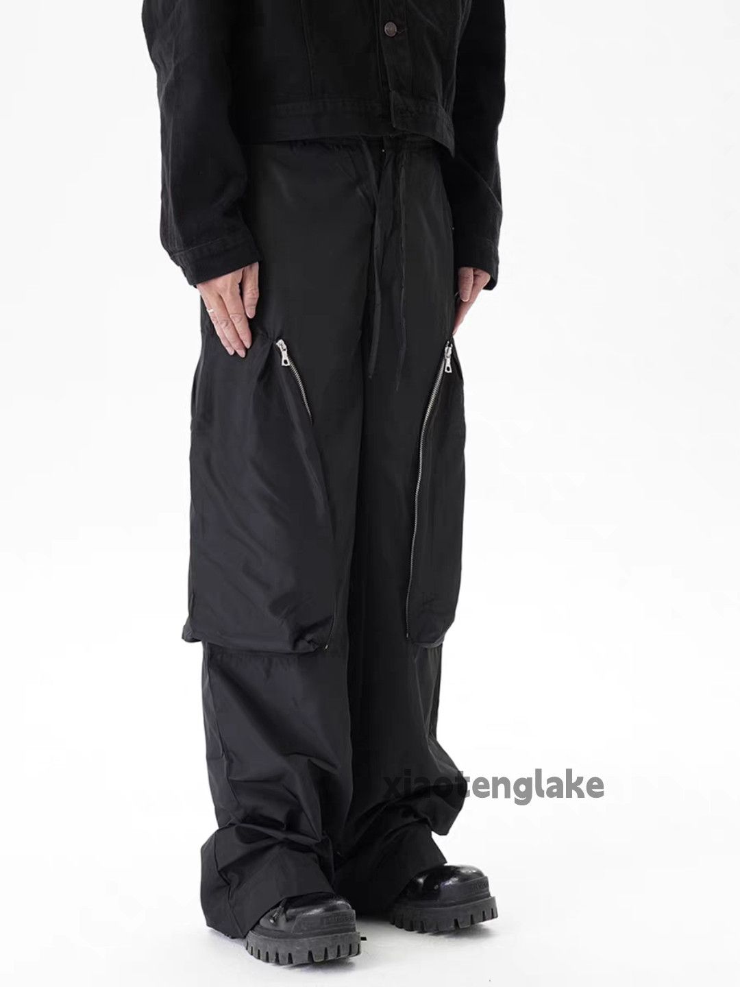 xtl zipper utility punk yuppie grunge hiphop cargo pants