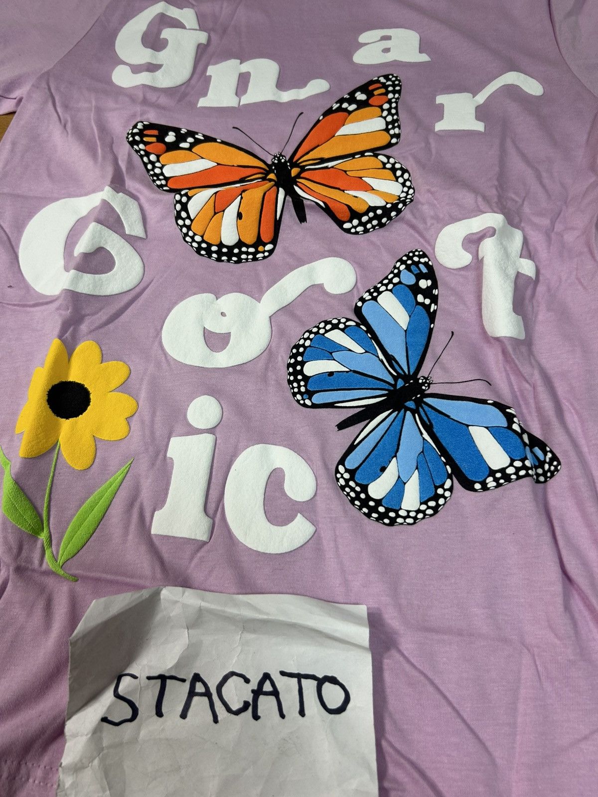 Gnarcotic × Rap Tees Gnarcotic Lil Gnar Butterfly Tee Purple Size US S / EU 44-46 / 1 - 3 Thumbnail