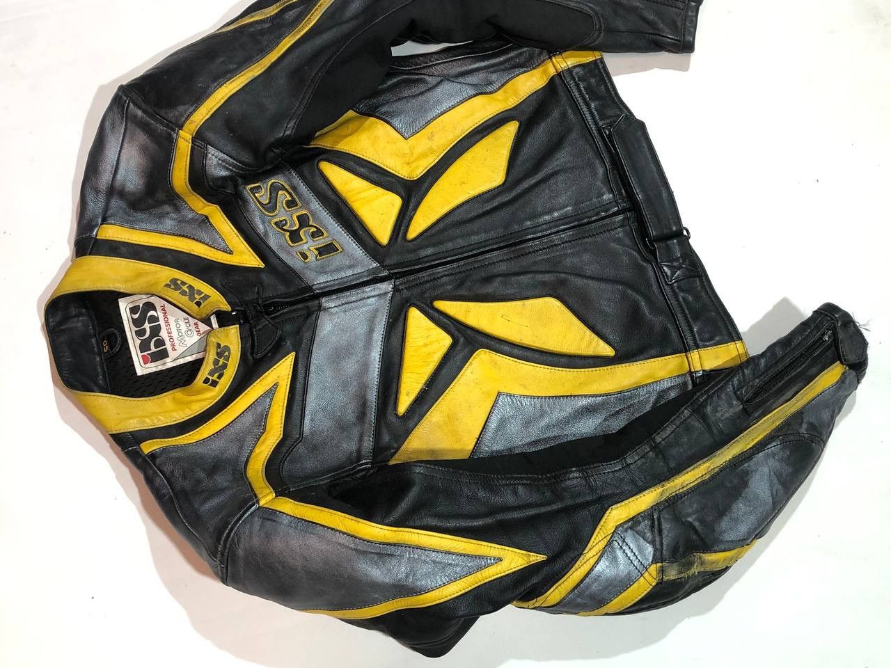 Japanese Brand IXS Leather Moto Racing Jacket Vintage Size US L / EU 52-54 / 3 - 6 Thumbnail