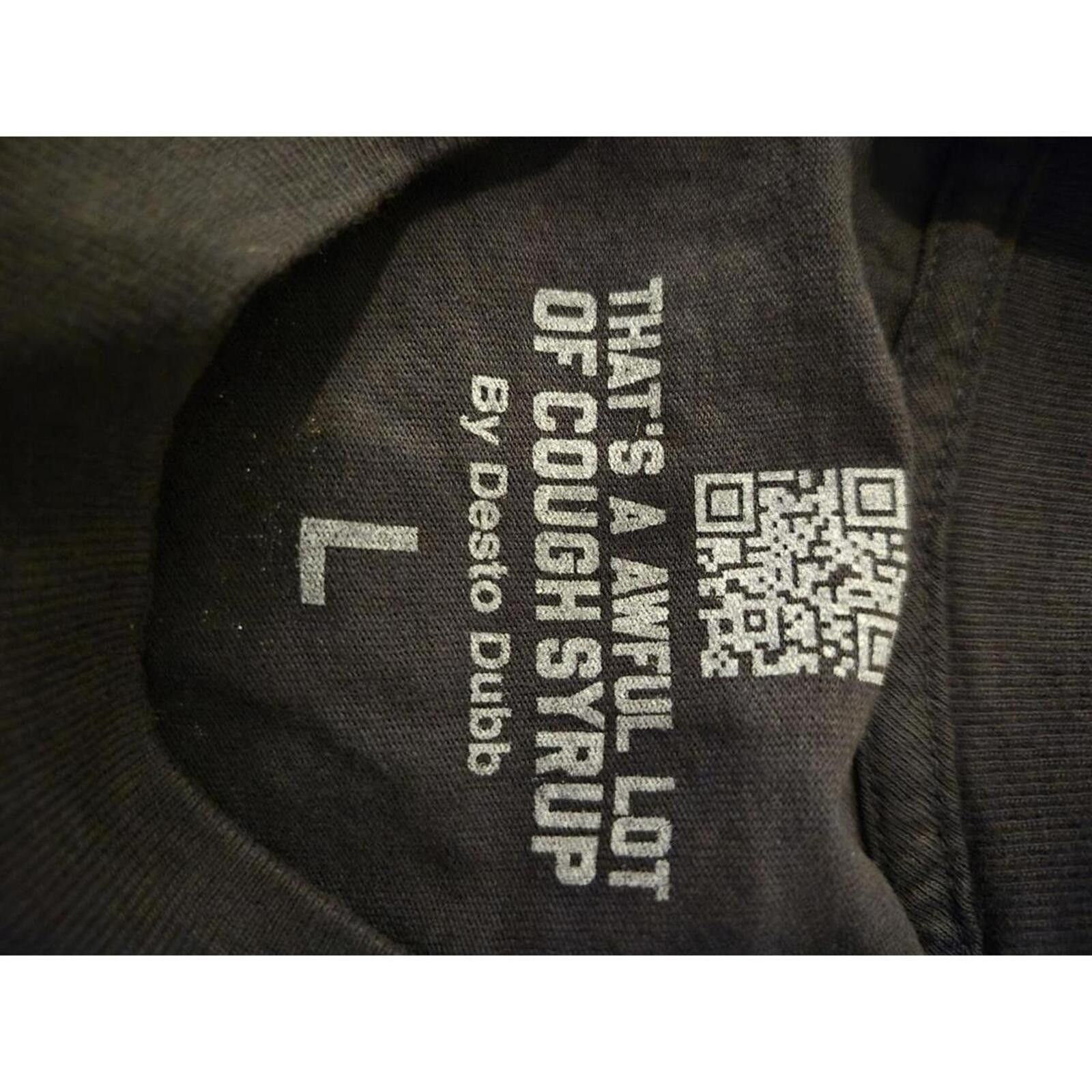 Other Awful Lot of Cough Syrup Skeleton Black Tee Size Large Size US L / EU 52-54 / 3 - 5 Thumbnail