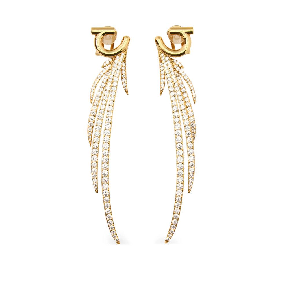 Salvatore Ferragamo Ferragamo GOLD Earrings Size ONE SIZE - 1 Thumbnail