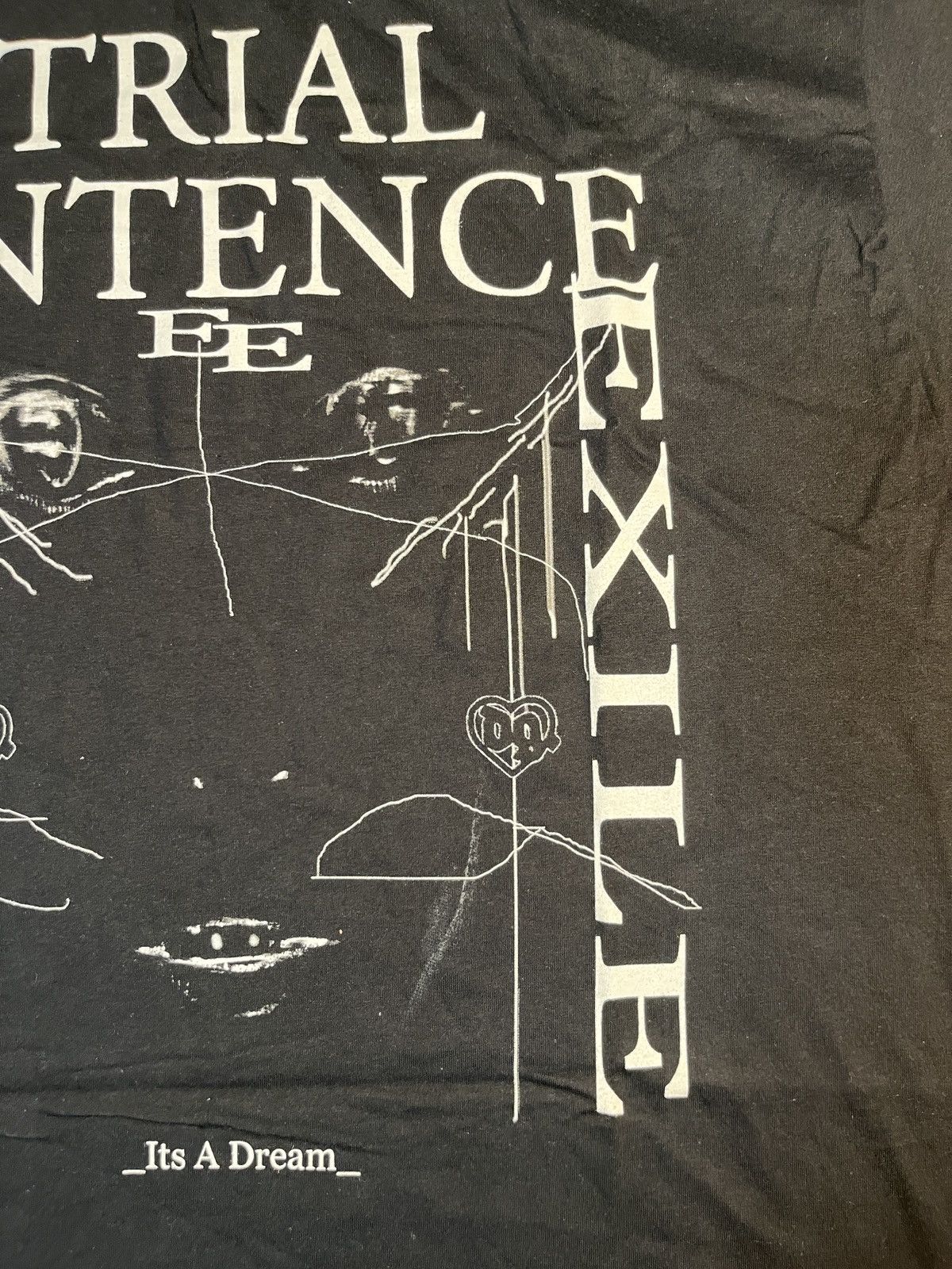 Drain Gang Bladee Trial Sentence Tee Black Size US XL / EU 56 / 4 - 4 Thumbnail
