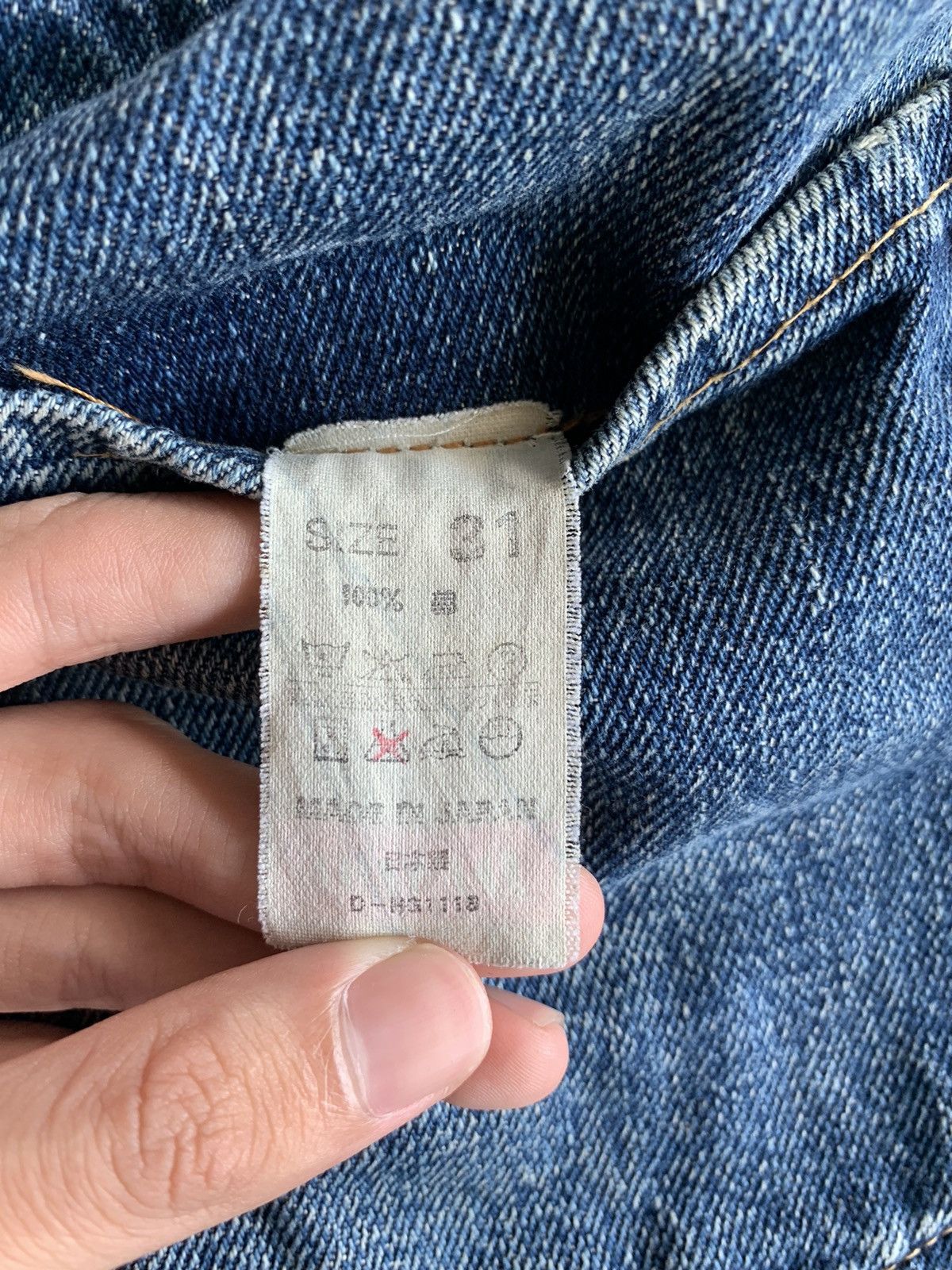Kapital Denime Japanese Selvedge Distressed denim Size US 29 - 19 Thumbnail