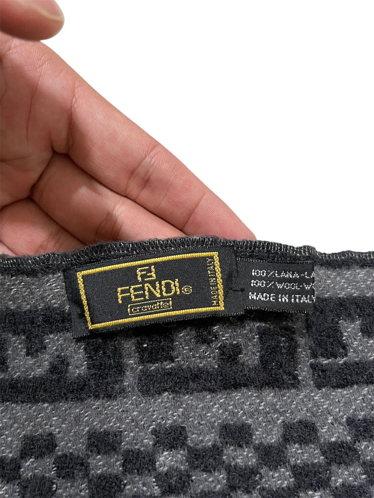 Fendi Fendi Monogram Muffler Scarf Size ONE SIZE - 4 Thumbnail
