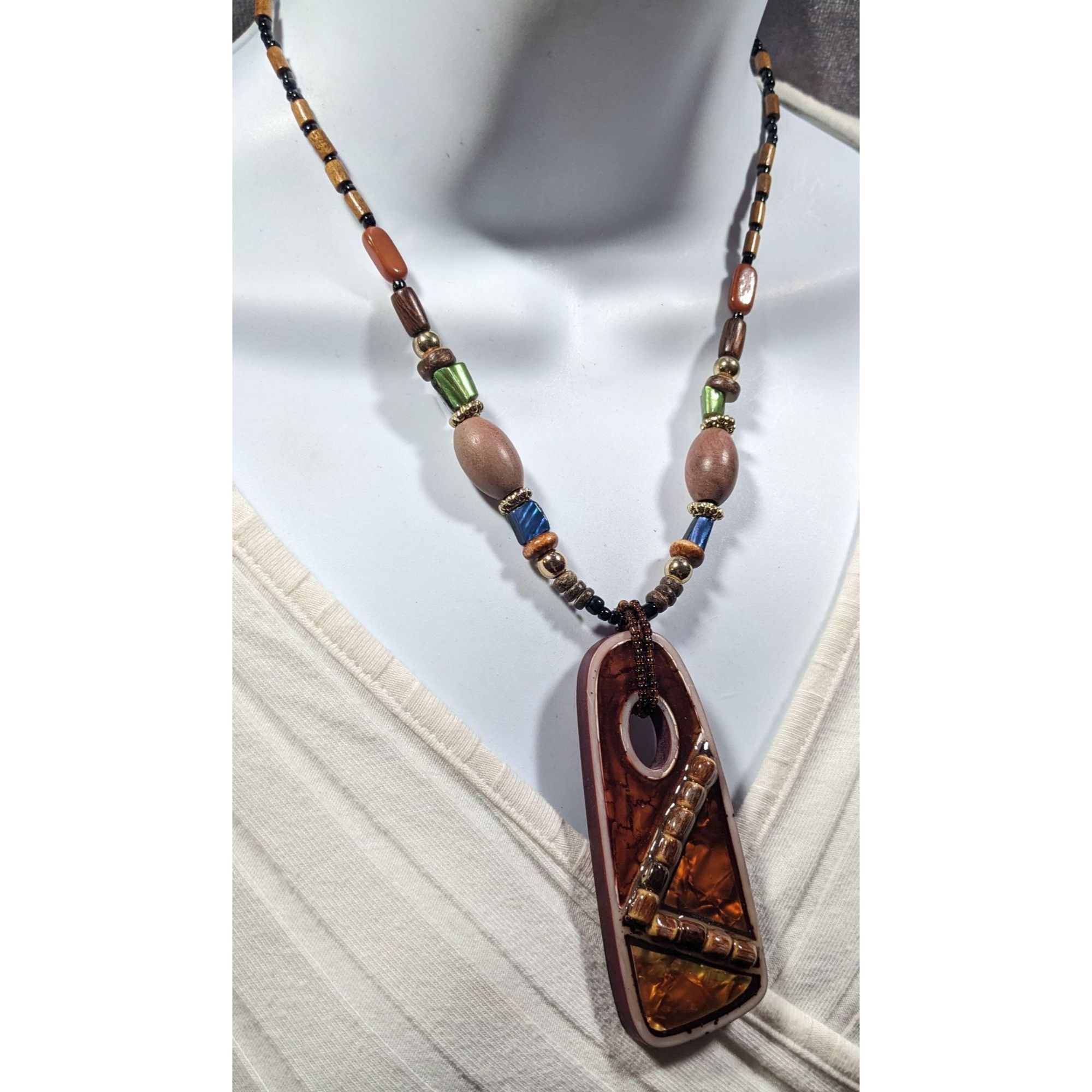 Other You & I Chunky Bohemian Abstract Pendant Necklace Size ONE SIZE - 9 Thumbnail