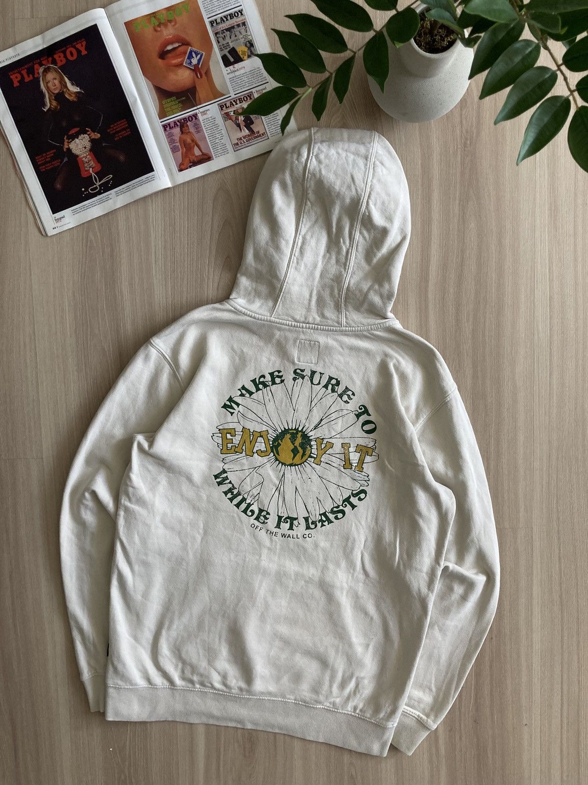 Vans Vintage Vans Enjoy HD Hoodie Big Logo 00s Size US S / EU 44-46 / 1 - 1 Thumbnail