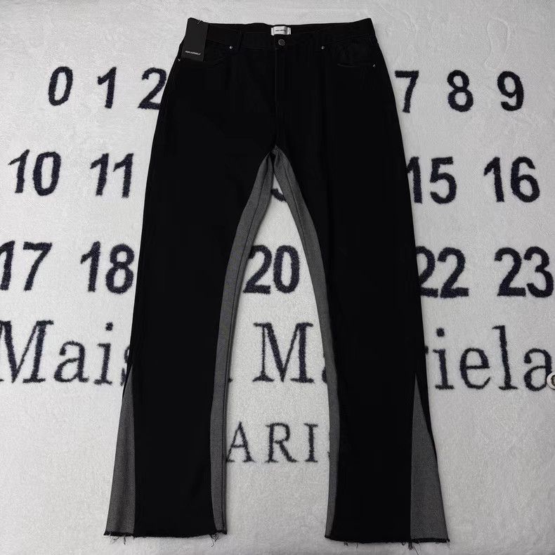 Askyurself Askyurself Black Paneled Bootcut Jeans Q10 Size US 38 / EU 54 - 1 Thumbnail