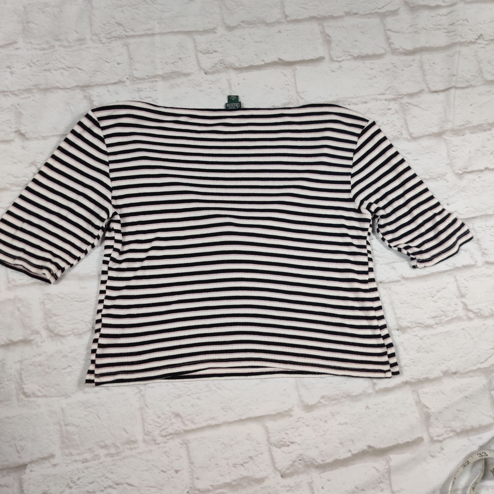 Other Wild Fable M Ribbed Sweetheart Neck Tie Front Cropped Black Size M / US 6-8 / IT 42-44 - 3 Thumbnail