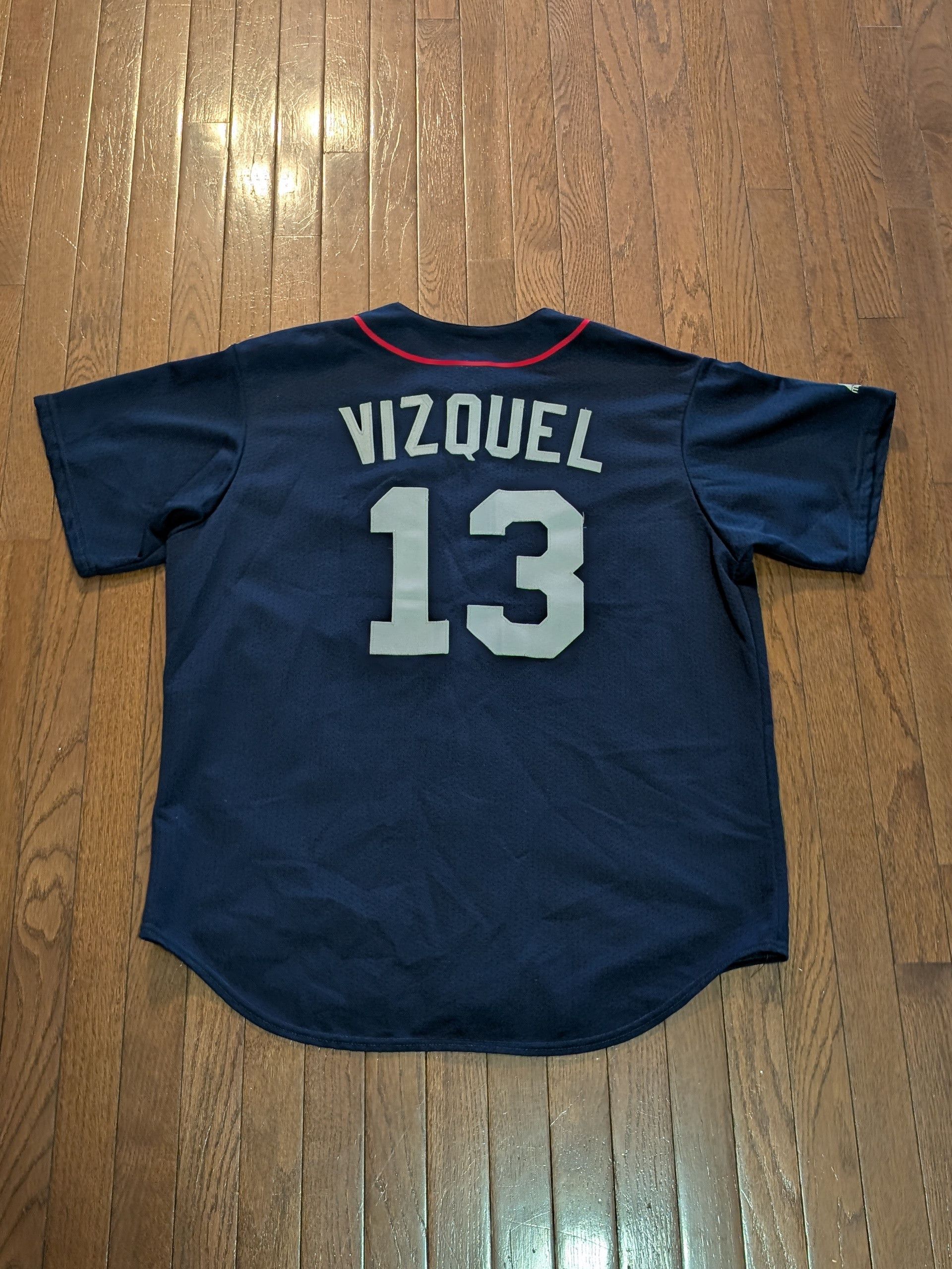 Majestic Omar Vizquel Cleveland Indians Majestic Jersey USA XL Size US XL / EU 56 / 4 - 5 Thumbnail