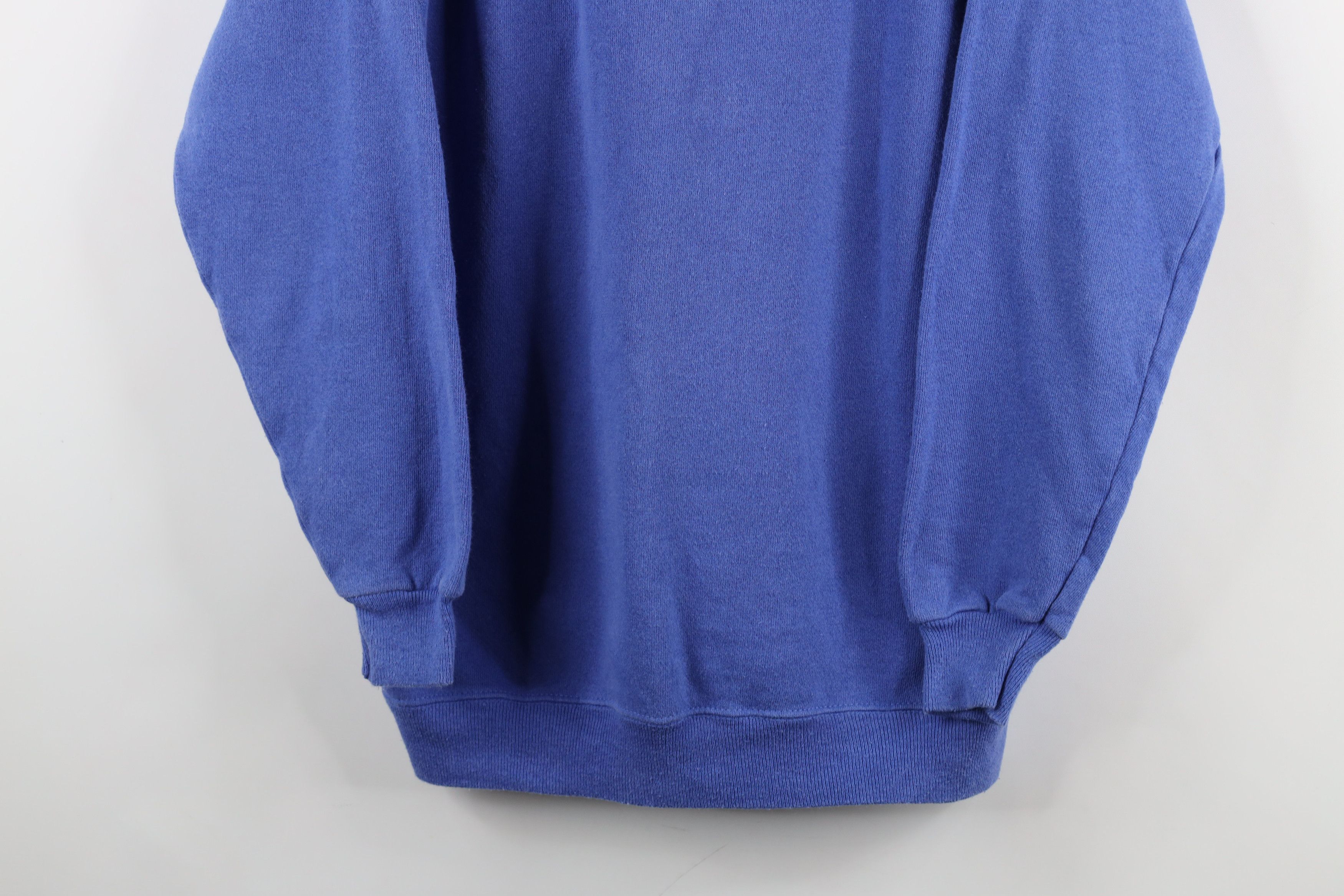 Vintage Vintage 90s Streetwear Crewneck Sweatshirt Periwinkle USA Size L / US 10 / IT 46 - 3 Thumbnail