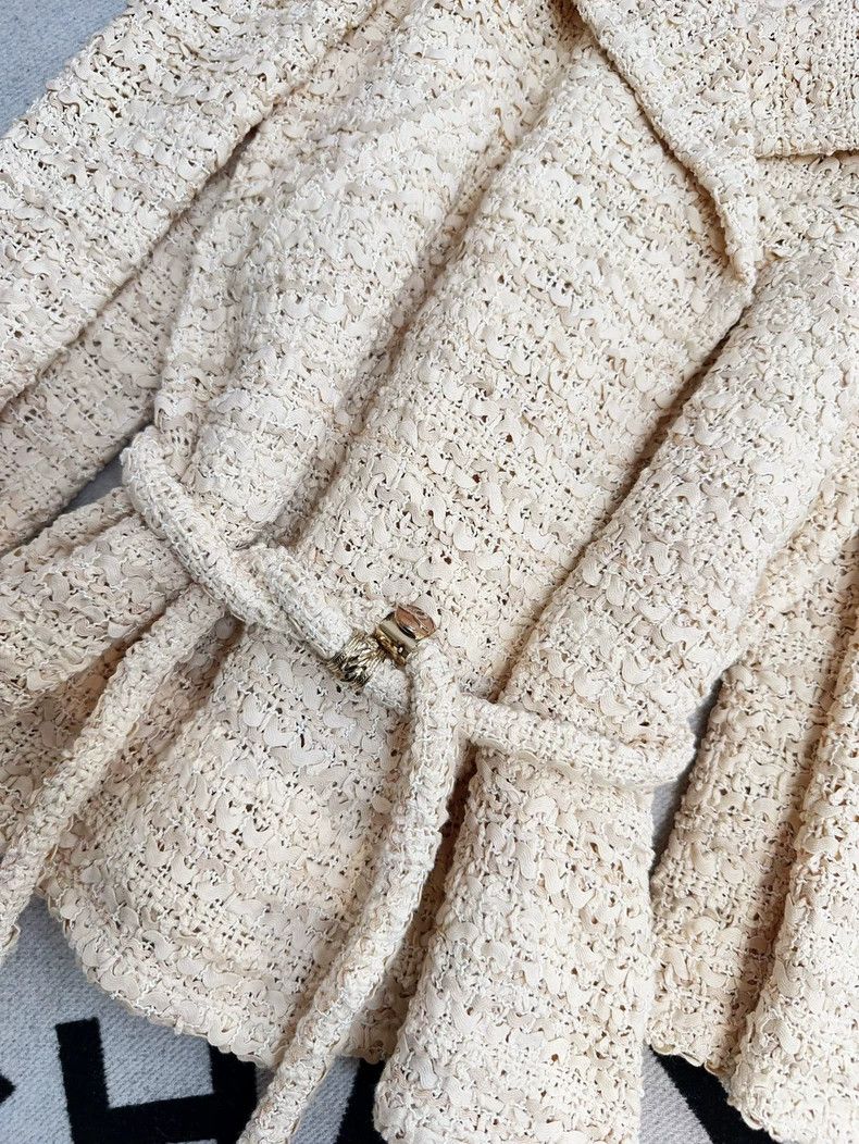 Chanel Chanel Greek series beige tassel braided jacket Size XXS / US 00 / IT 34 - 3 Thumbnail