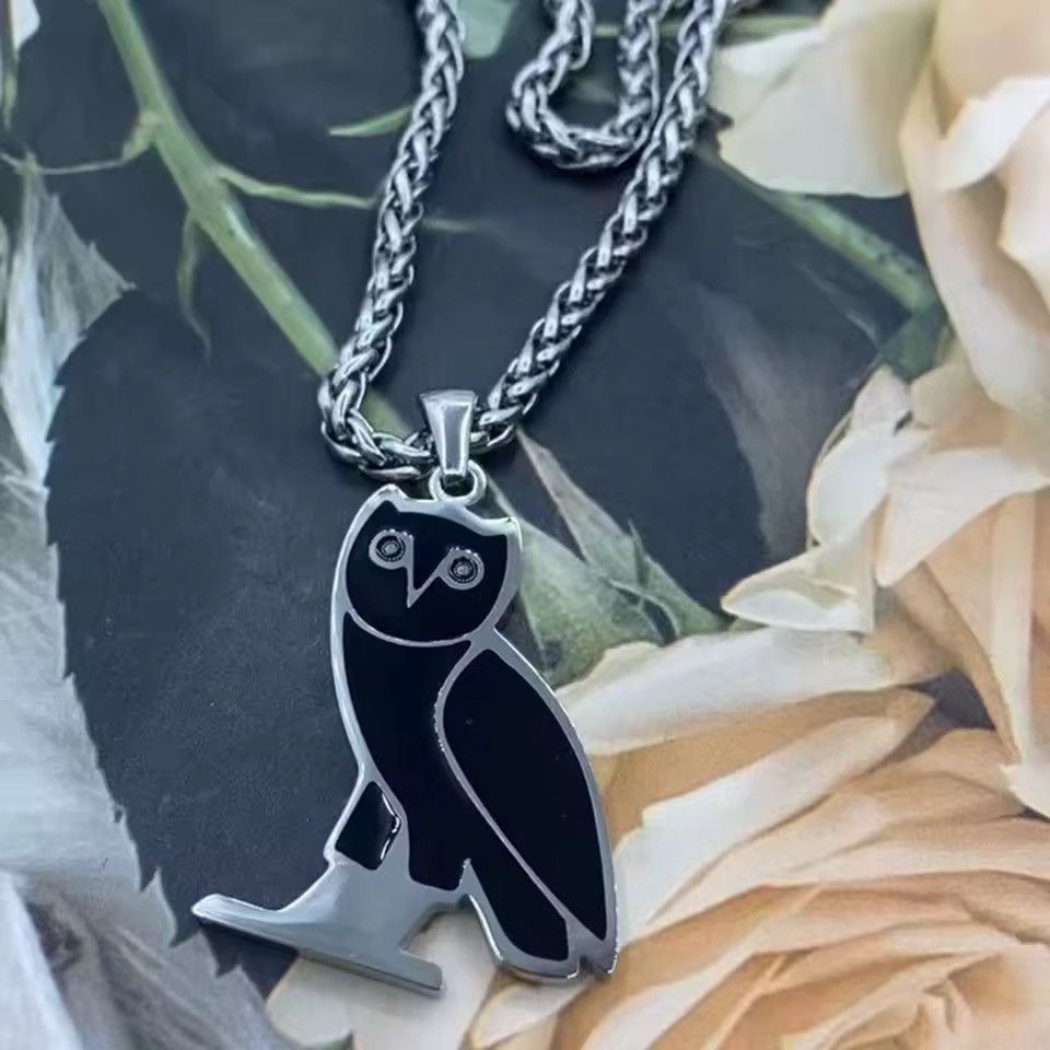 Jewelry Streetwear Hip Hop Chain Owl Necklace Size ONE SIZE - 5 Thumbnail