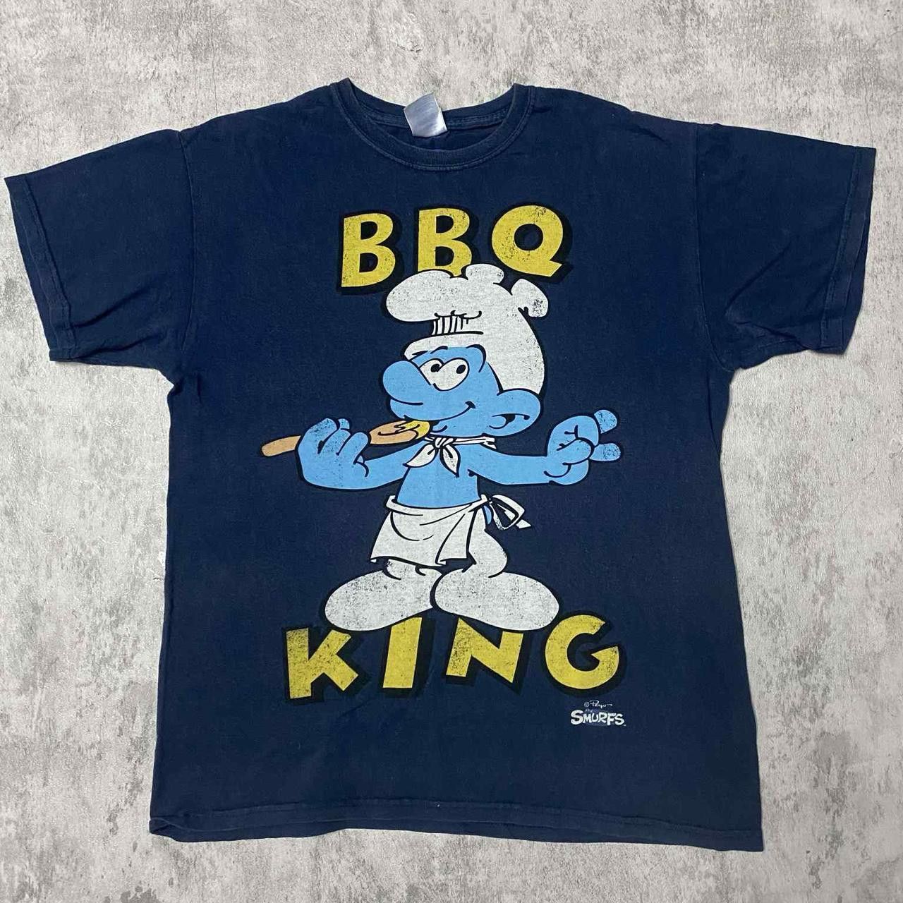 Other Smurf BBQ King tee tees #smurfs Size US M / EU 48-50 / 2 - 1 Thumbnail
