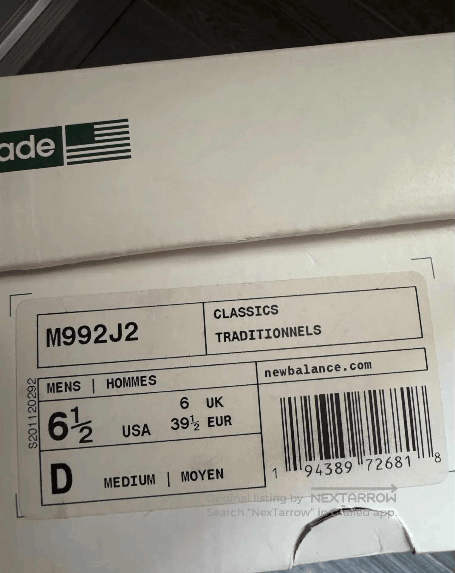 JJJJound Gray Low. Size US 6.5 / EU 39-40 - 4 Thumbnail
