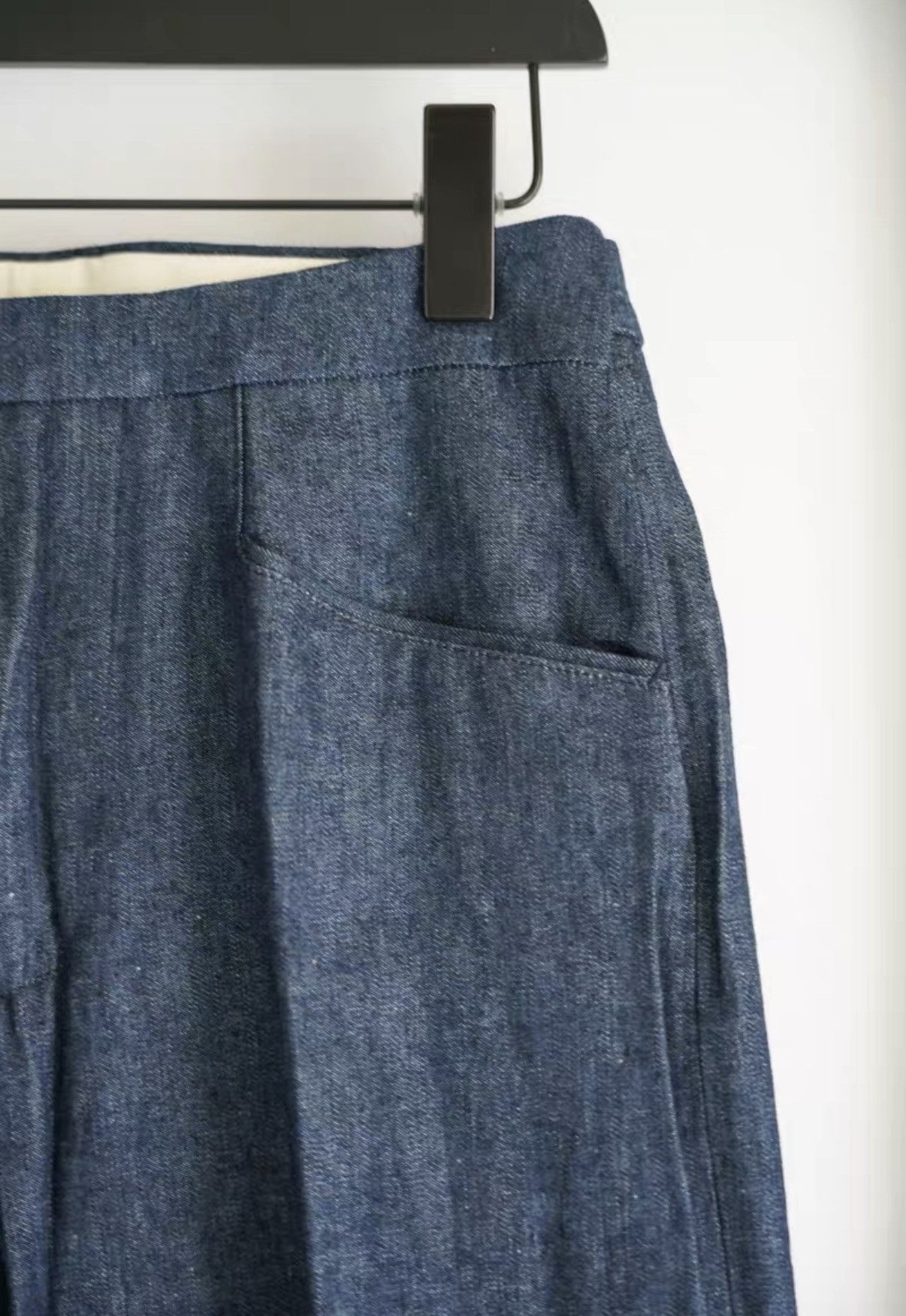 Yohji Yamamoto Yohji Yamamoto 86SS Raw Ramie Denim Jeans K4 Size US 32 / EU 48 - 4 Thumbnail