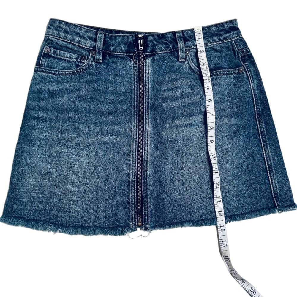 Free People Free People l Zip It Up Denim Skirt Size 26 Size 26" / US 2 / IT 38 - 4 Thumbnail