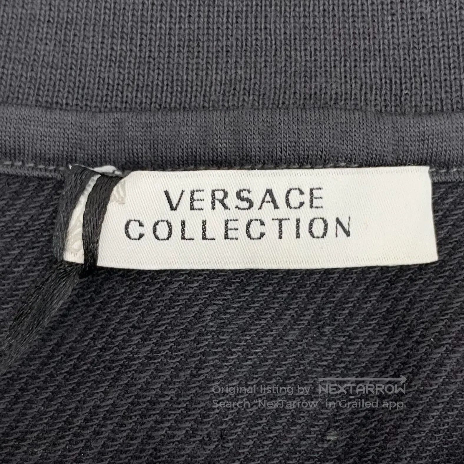Versace Versace Black pocket ring buckle design cotton collar sing Size US M / EU 48-50 / 2 - 5 Thumbnail