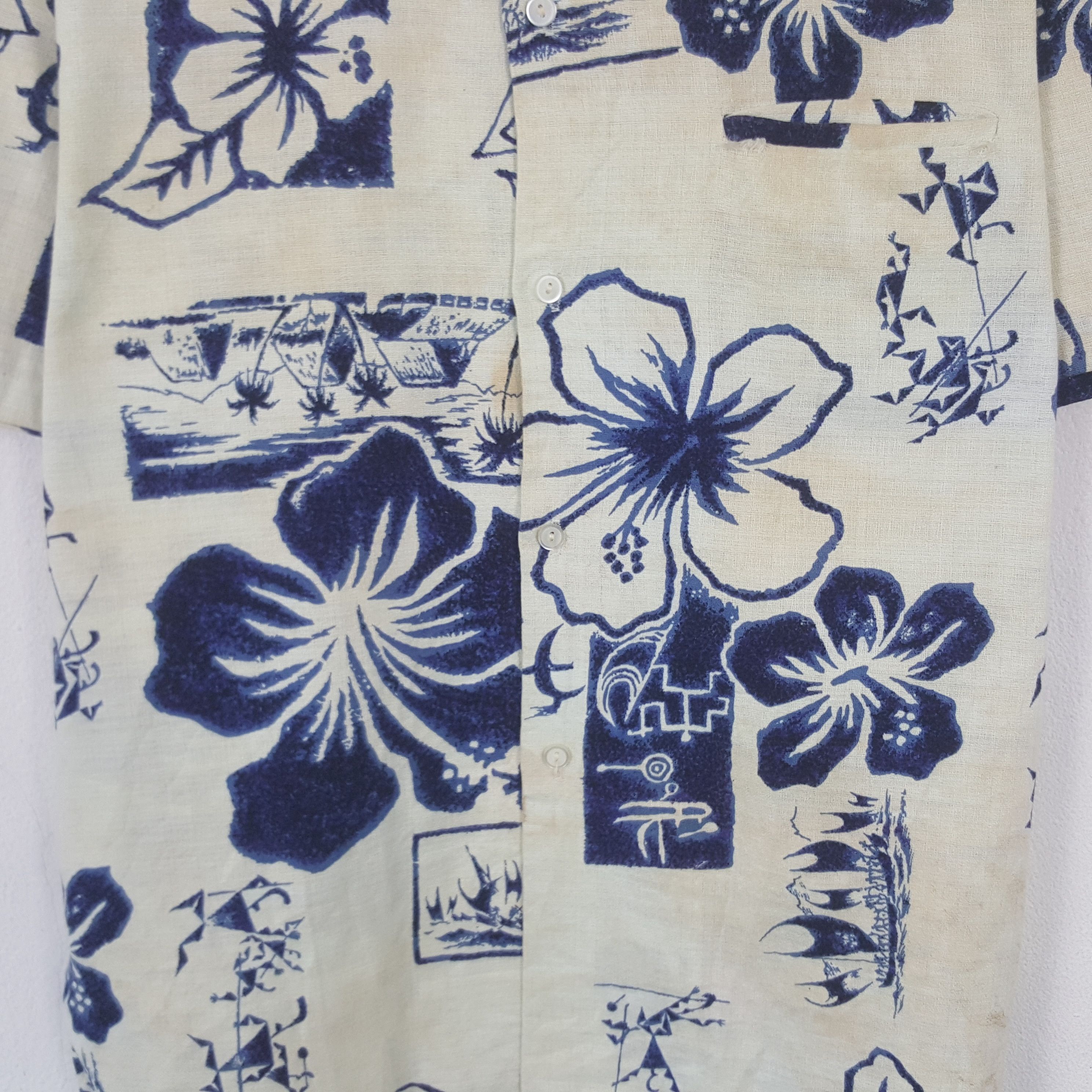 Other Vintage Holo-Holo Hawaii Button Up Shirt Size US L / EU 52-54 / 3 - 2 Thumbnail