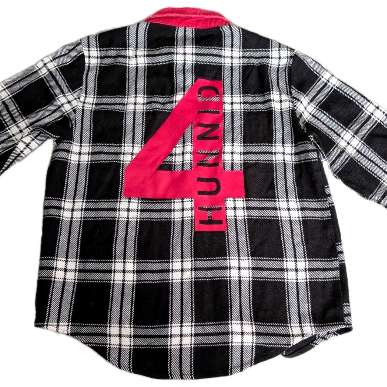 Vintage VINTAGE YG 4HUNNID Plaid Flannel Shirt Men’s XL Long Sleeve Black Red Streetwear EUC Size US XL / EU 56 / 4 - 2 Thumbnail