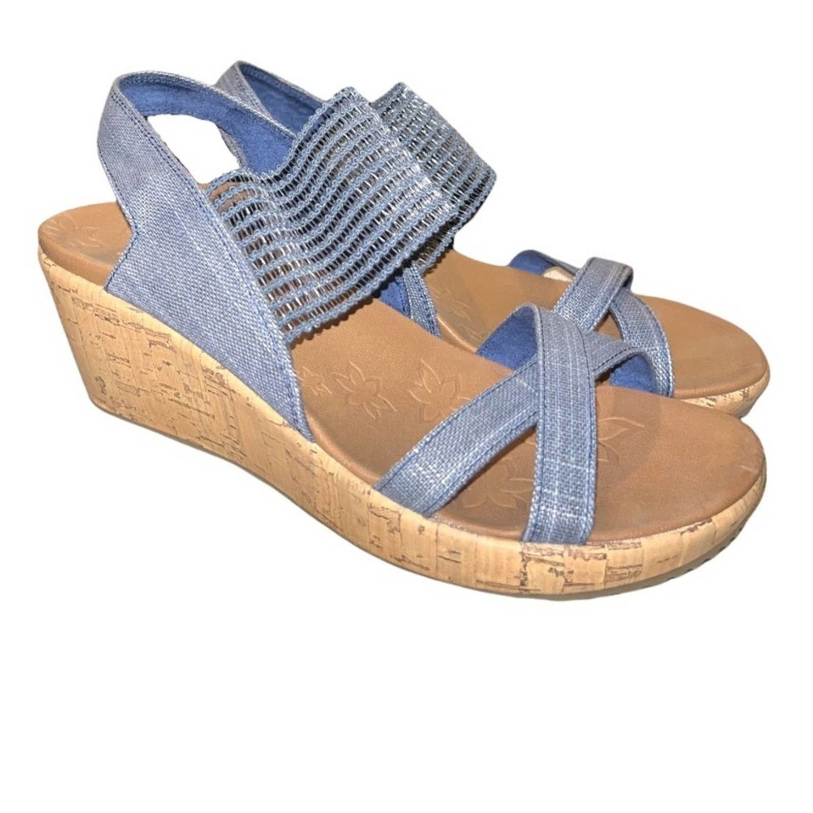 SKECHERS Skechers Cali Women's Beverlee-High Tea Wedge Sandal Size US 10 / IT 40 - 1 Thumbnail