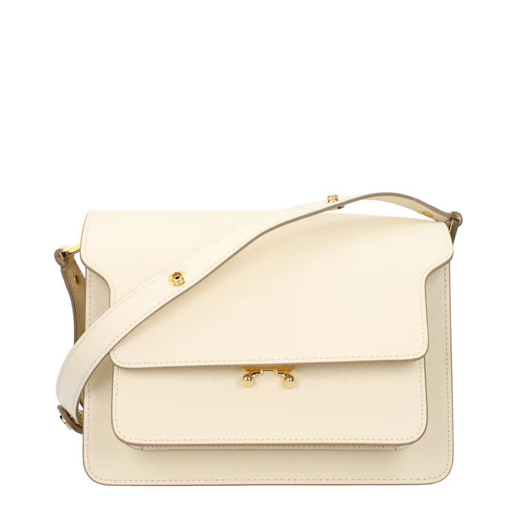 Marni ob1o1e1124 Size: OS / Leather Shoulder Bag in Beige Size ONE SIZE - 1 Thumbnail