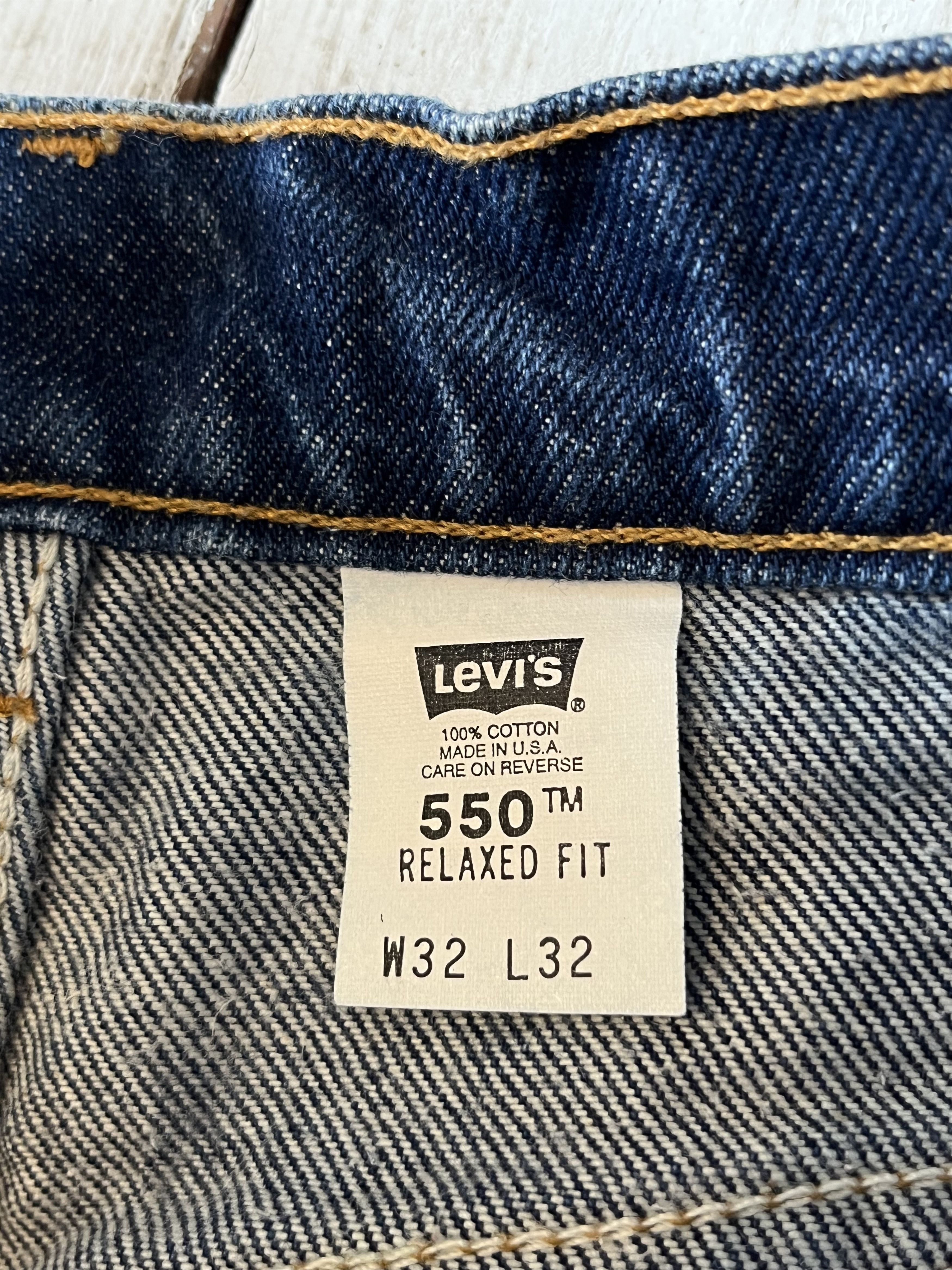 Levi's Vintage 90s Levi's 550 Made in USA 1998 Size US 32 / EU 48 - 5 Thumbnail