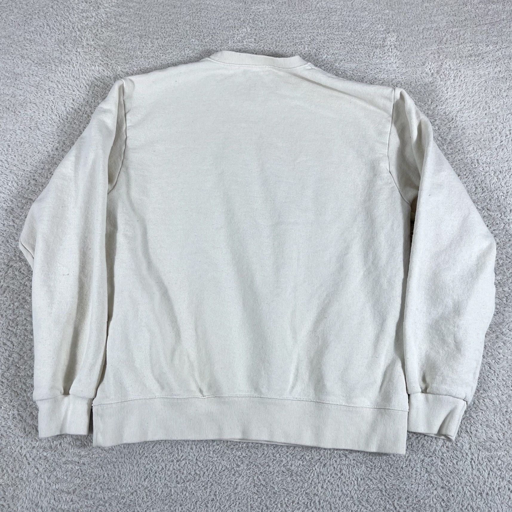 Brandy Melville Brandy Melville Radio Silence Crewneck Sweatshirt OSFA One Size Cream Y2K Band Womens Size L / US 10 / IT 46 - 3 Thumbnail