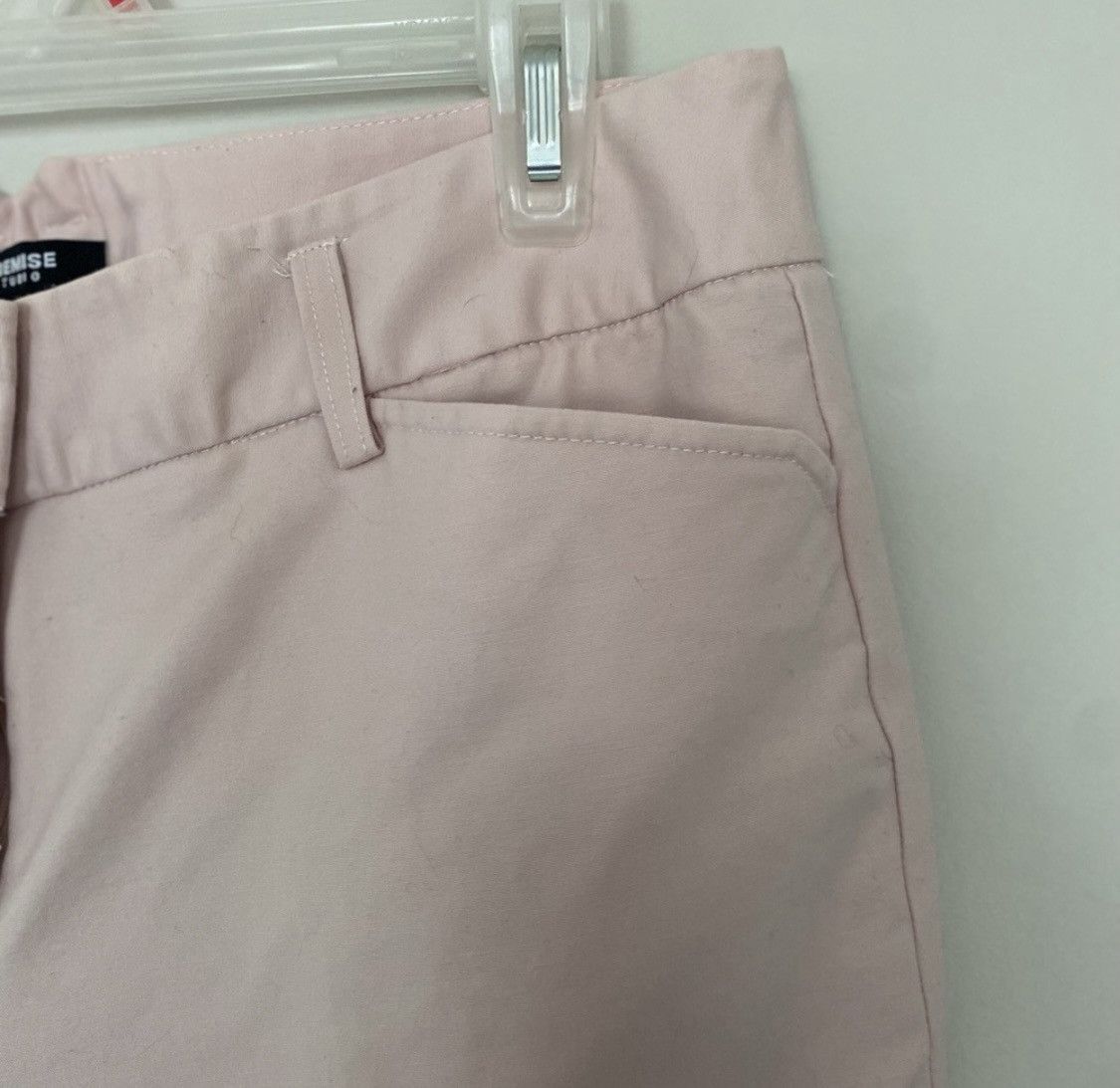 Other LIGHT PINK PLEATED HIGH RISE STRETCH ANKLE PANTS Size 30" / US 8 / IT 44 - 6 Thumbnail