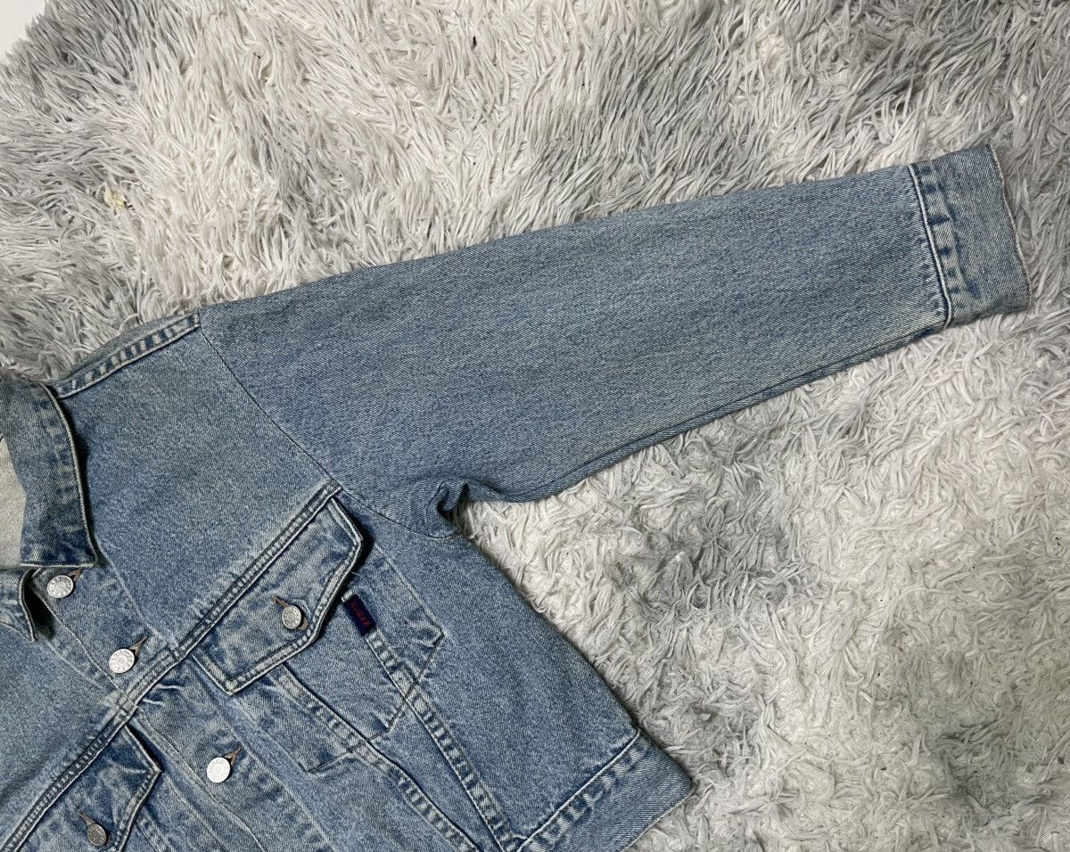 Guess 90s GUESS DENIM TRUCKER JACKET RARE DESIGN Size S / US 4 / IT 40 - 3 Thumbnail