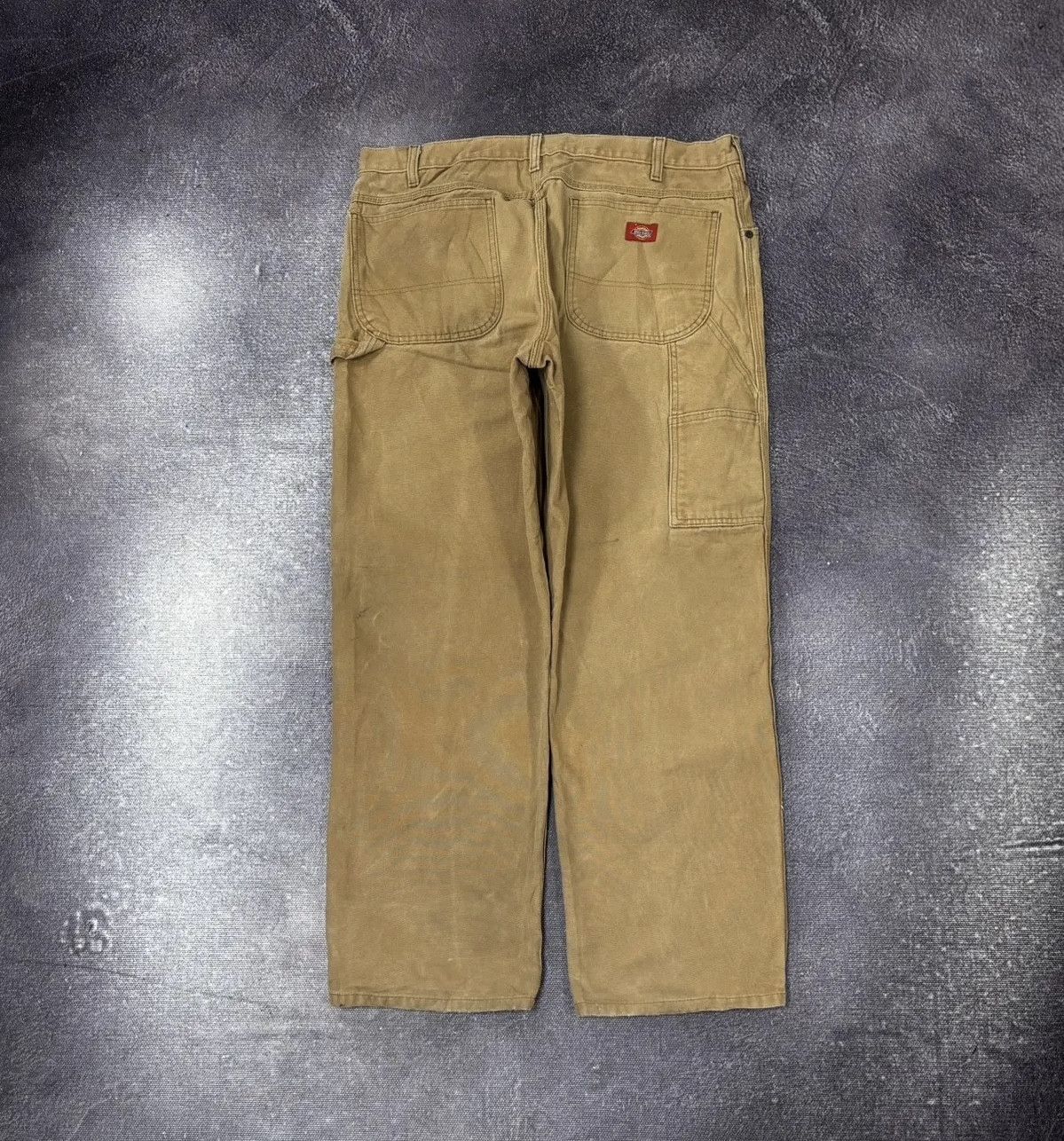 Dickies × Vintage Vintage Dickies Y2K Skate Orange Work Carpenter Baggy Pants Size US 38 / EU 54 - 1 Thumbnail