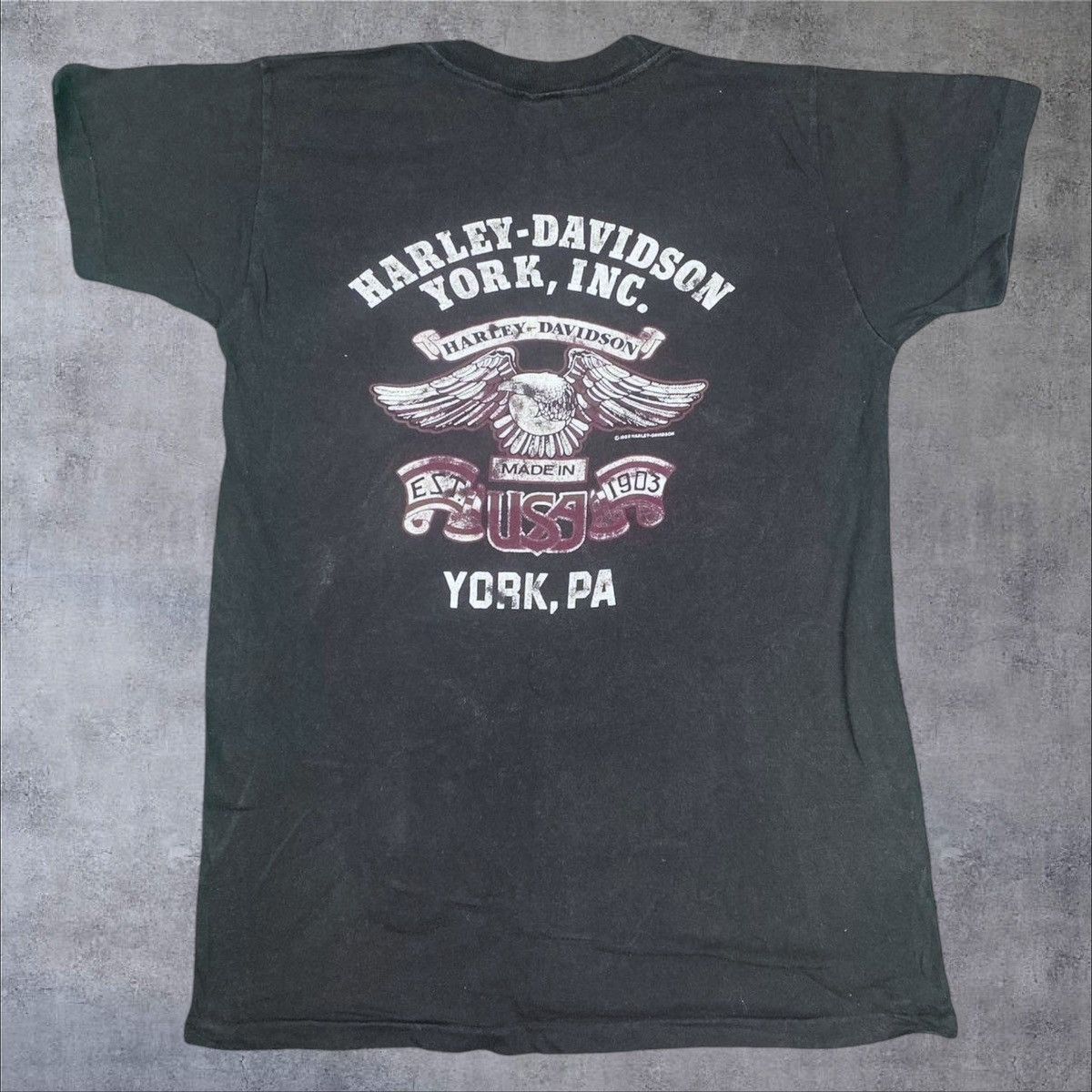 Harley Davidson × Vintage Vintage 3D Emblem Harley Davidson Shirt Size US L / EU 52-54 / 3 - 2 Thumbnail