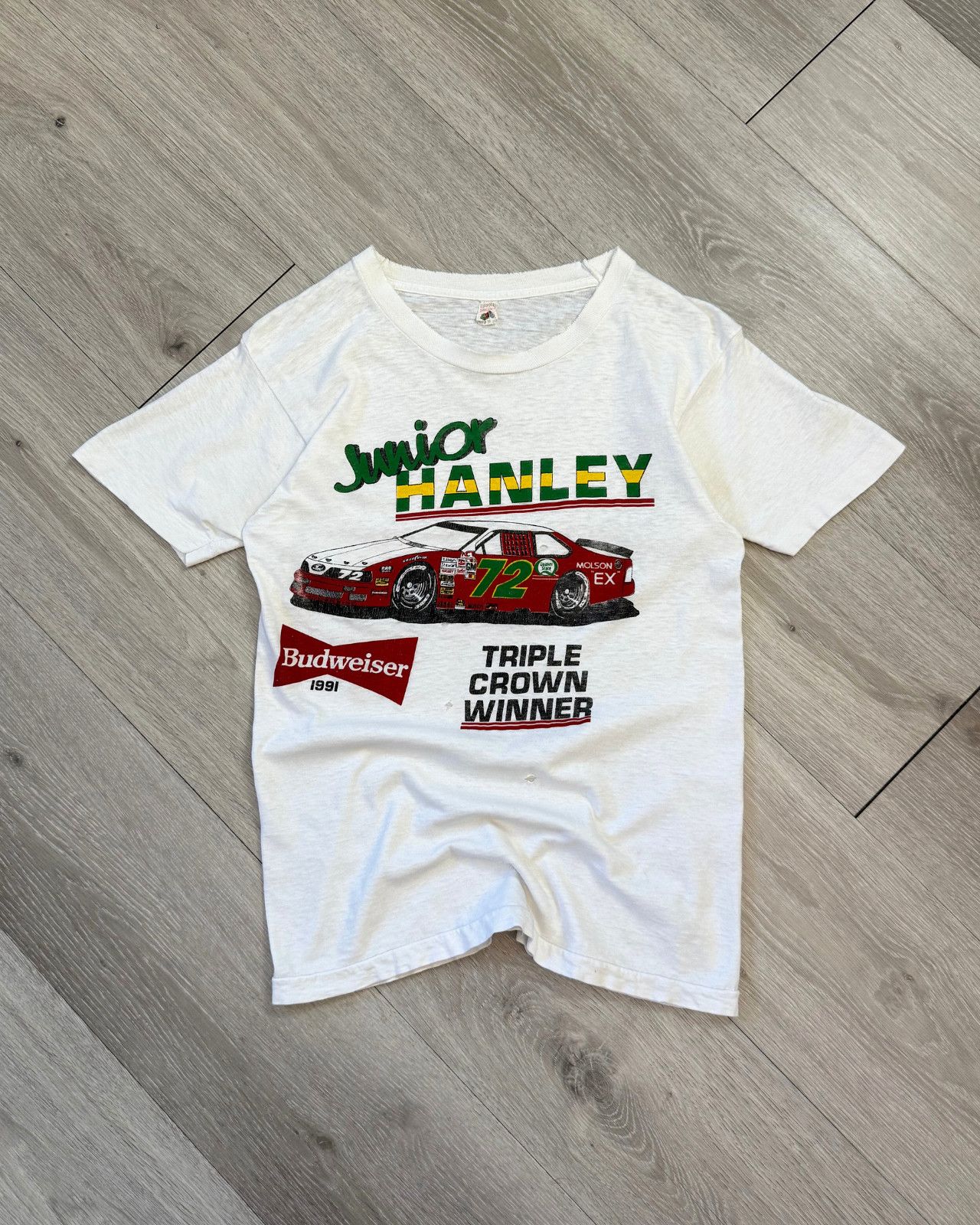 Vintage Rare Vintage 1991 Junior Hanley Triple Crown Winner T-Shirt Size US S / EU 44-46 / 1 - 1 Thumbnail