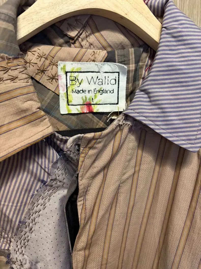 By Walid Beige Patchwork Button-Up Shirt - Size L. Size US L / EU 52-54 / 3 - 7 Thumbnail