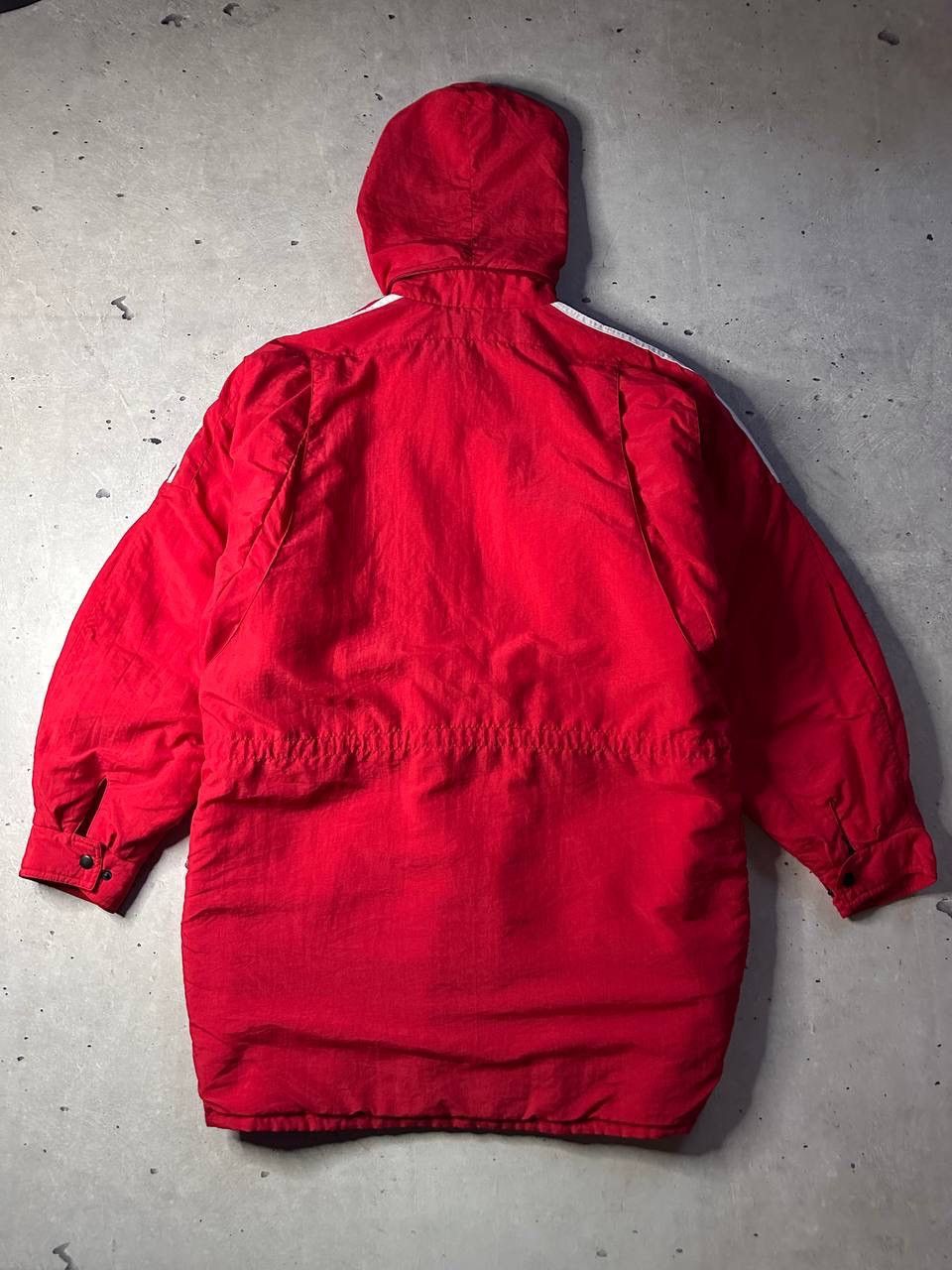 Adidas Vintage 80s Adidas Made in France Red Parka Jacket Men’s L Size US L / EU 52-54 / 3 - 11 Thumbnail
