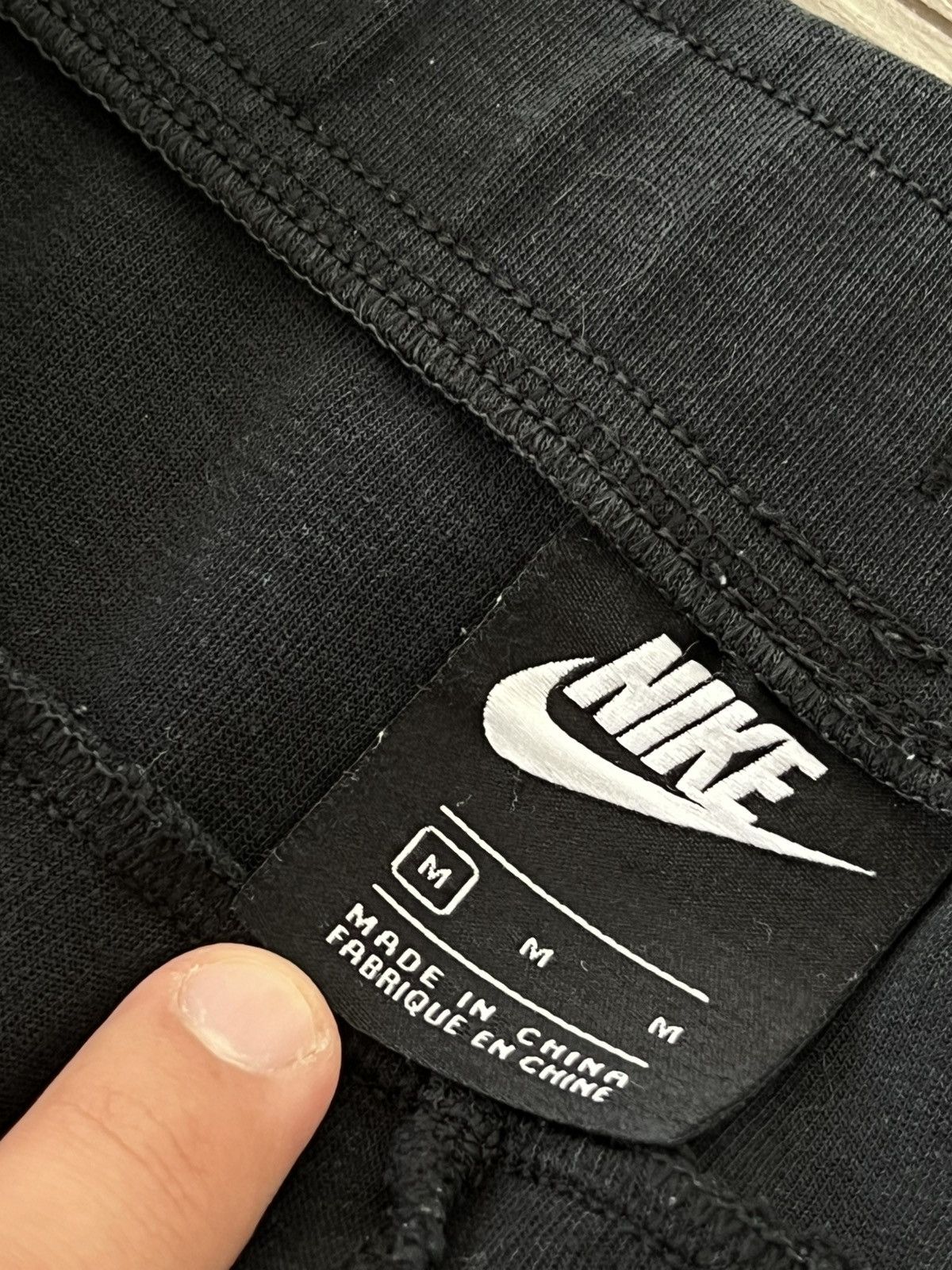 Nike Nike Tech Fleece Hype Drill Y2k Triple Black Swoosh Shorts Size US 32 / EU 48 - 11 Thumbnail