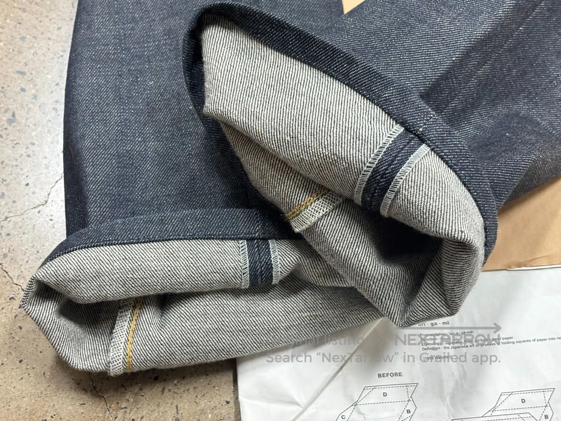 Visvim Visvim Fluxus Unwashed Denim Pants. Size US 36 / EU 52 - 6 Thumbnail