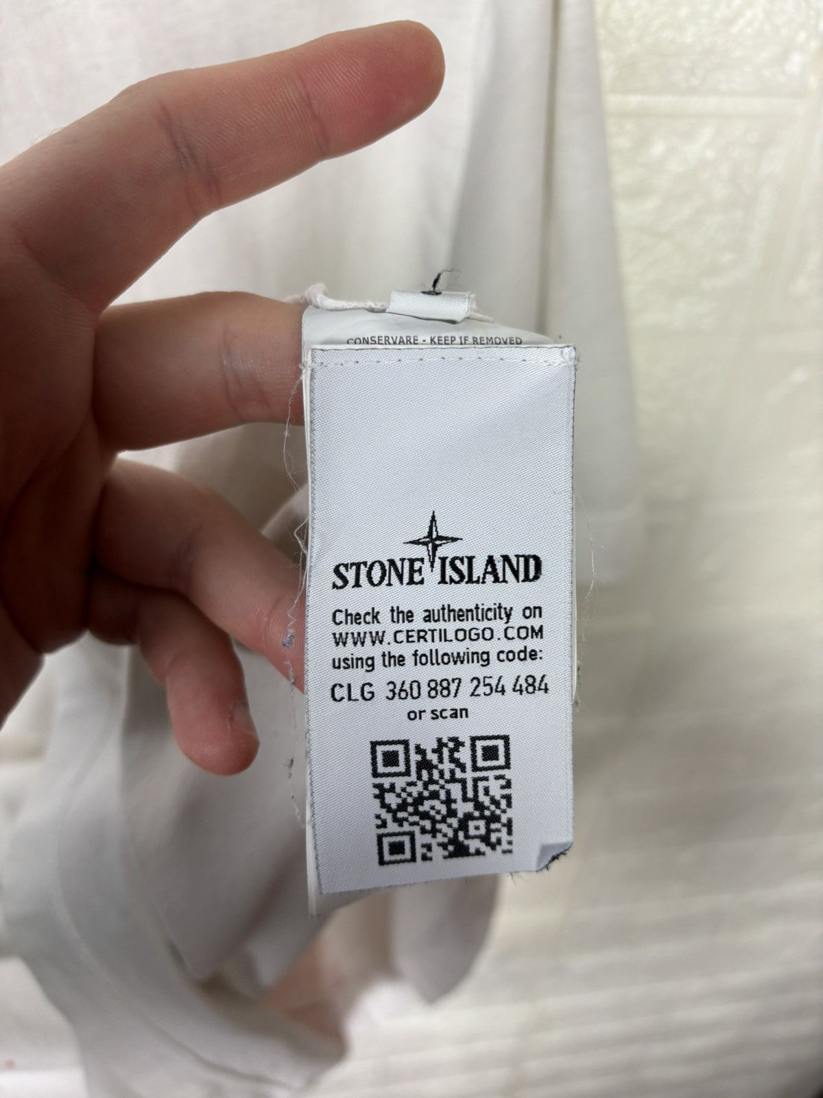 Stone Island Stone Island T-Shirt White Red Big Logo Size S Men’s Size US S / EU 44-46 / 1 - 18 Thumbnail