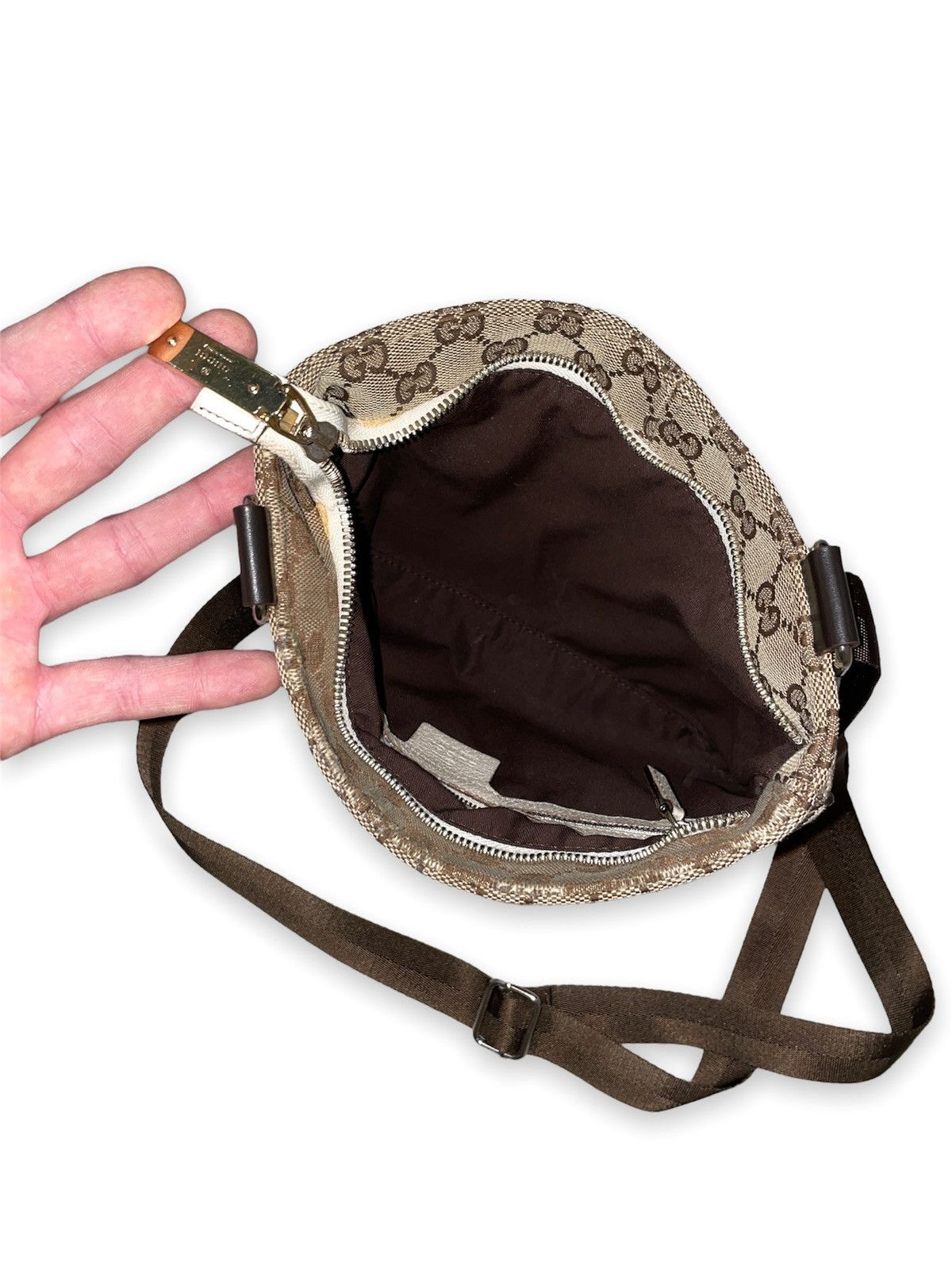 Gucci × Handmade × Vintage Supreme Crossbody HandMade Messenger Side Tote Shoulder Bag Size ONE SIZE - 10 Thumbnail
