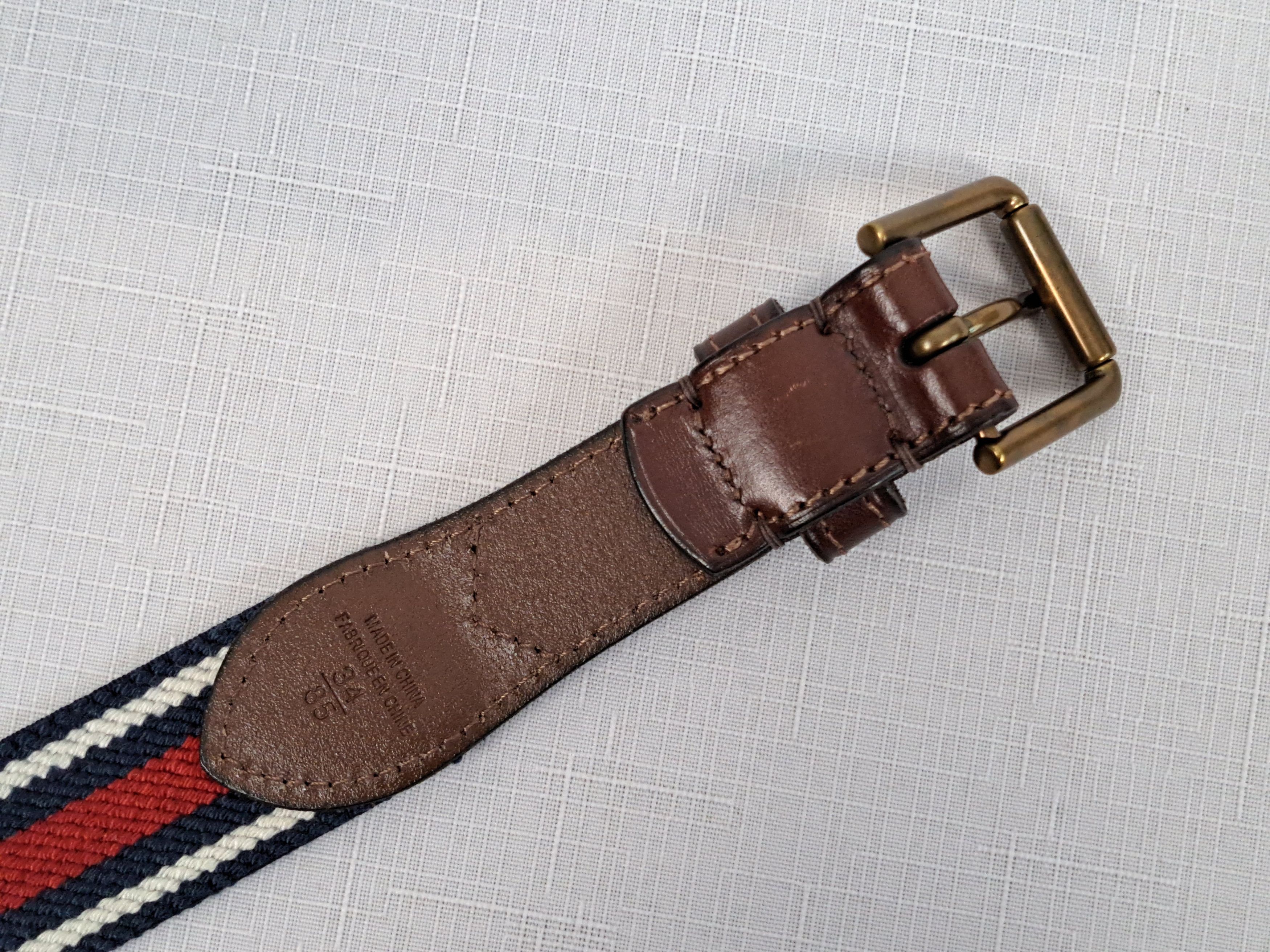 Polo Ralph Lauren Polo Ralph Lauren leather/elastic fabric belt. Size ONE SIZE - 11 Thumbnail