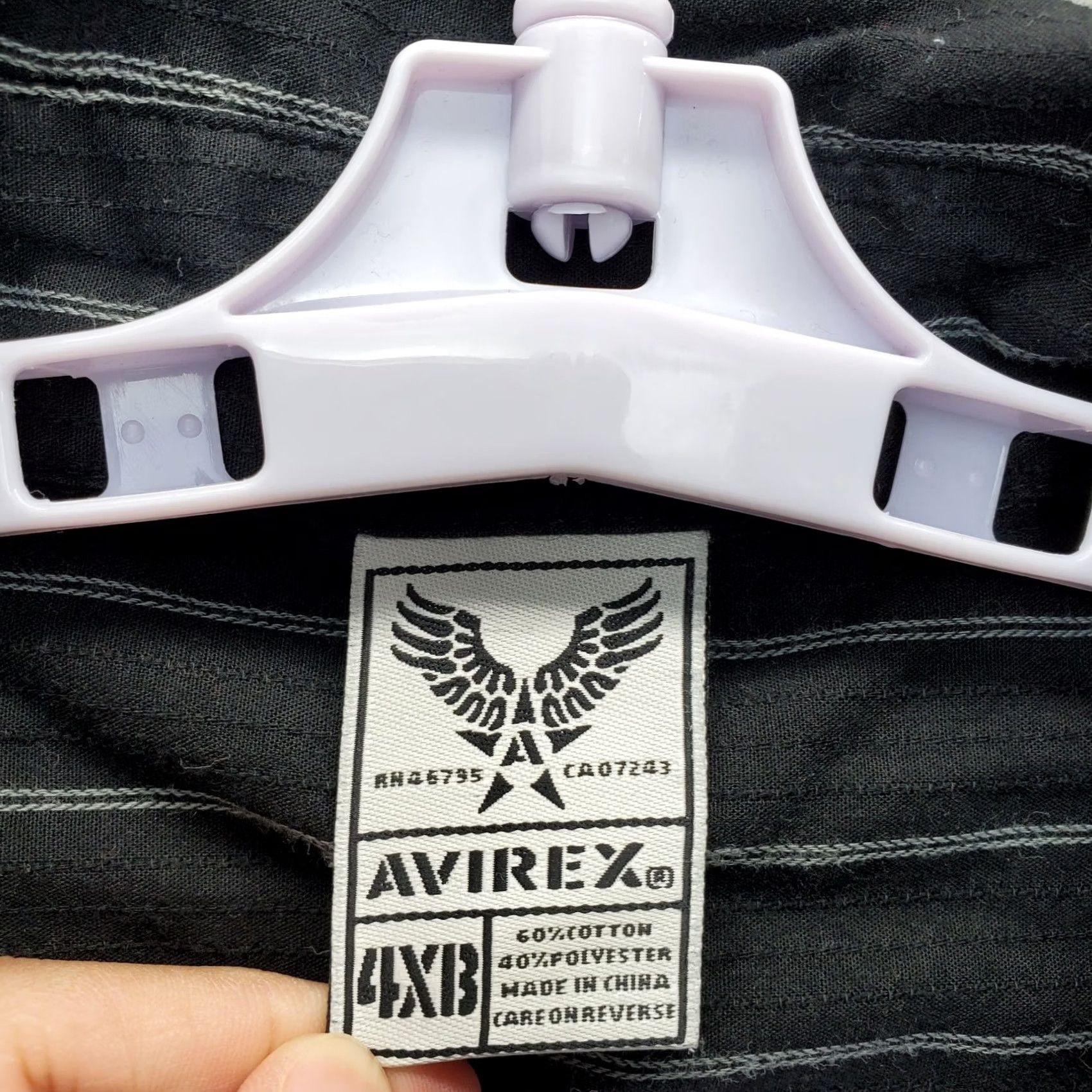 Avirex Avirex Mens 4XB Multi Striped Embroidered Long Sleeve Collared Button Up Shirt Size US XXL / EU 58 / 5 - 5 Thumbnail