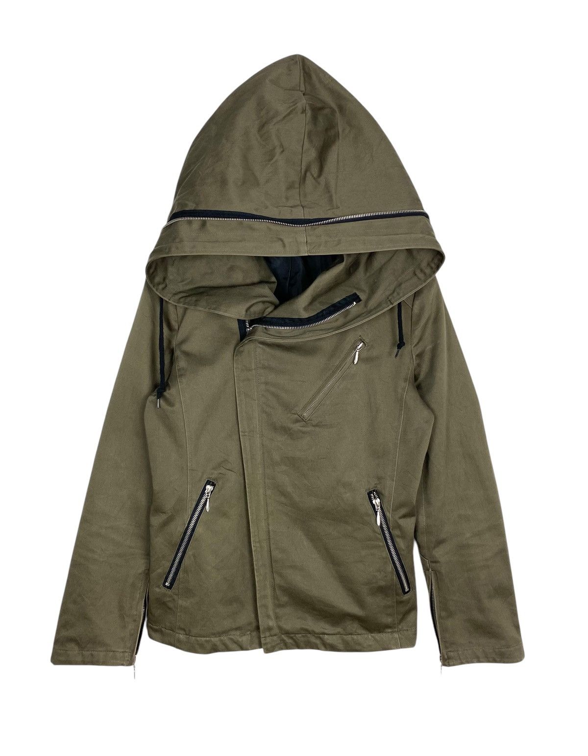 Japanese Brand Rare‼️ Tess Asymmetrical Hoodie Jacket Size XS / US 0-2 / IT 36-38 - 1 Thumbnail