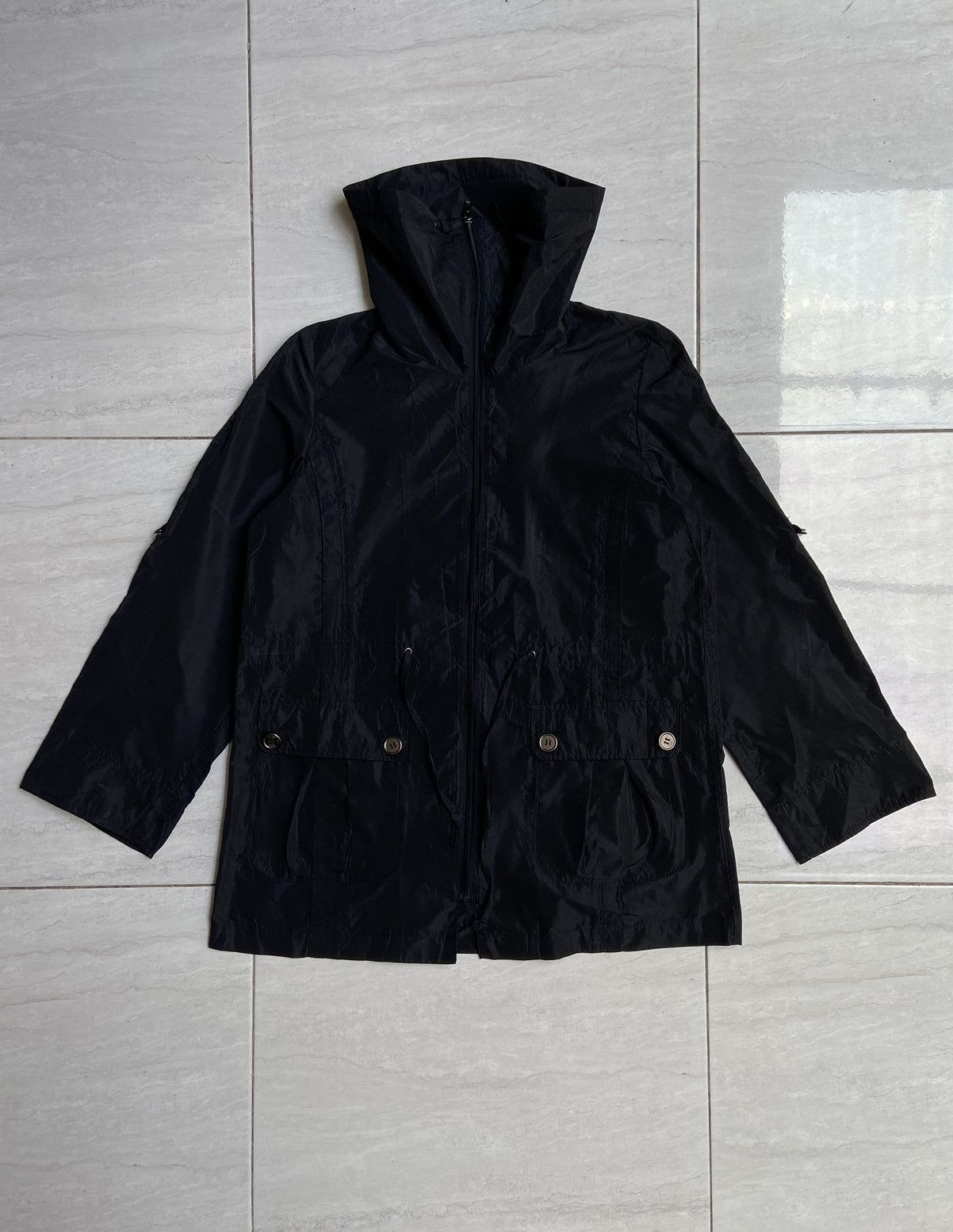 Issey Miyake SPECCHIO Black Zipper Jacket Size US L / EU 52-54 / 3 - 5 Thumbnail